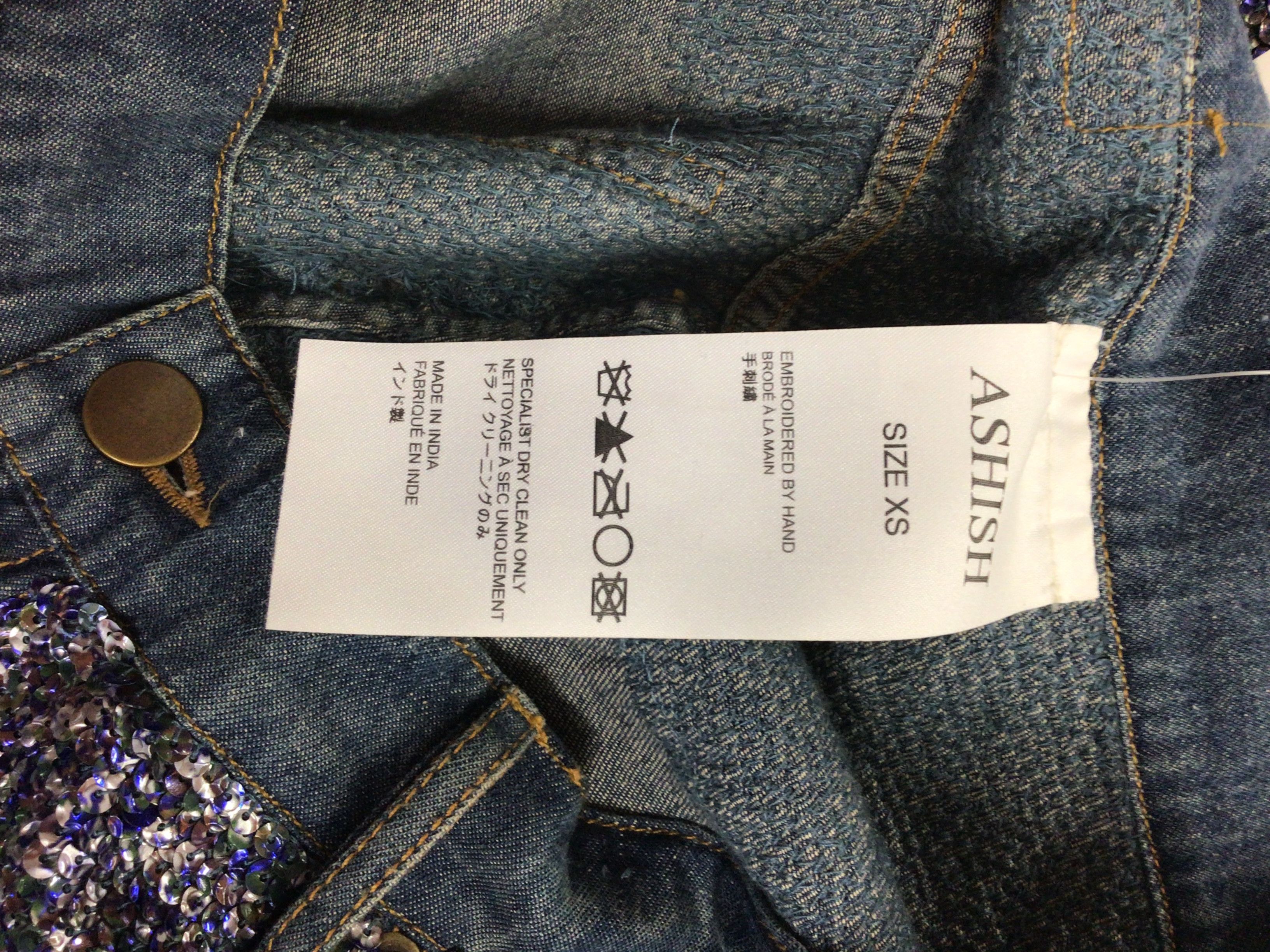 ASHISH Ashish Blue Jeans Size 28" / US 6 / IT 42 - 3 Thumbnail