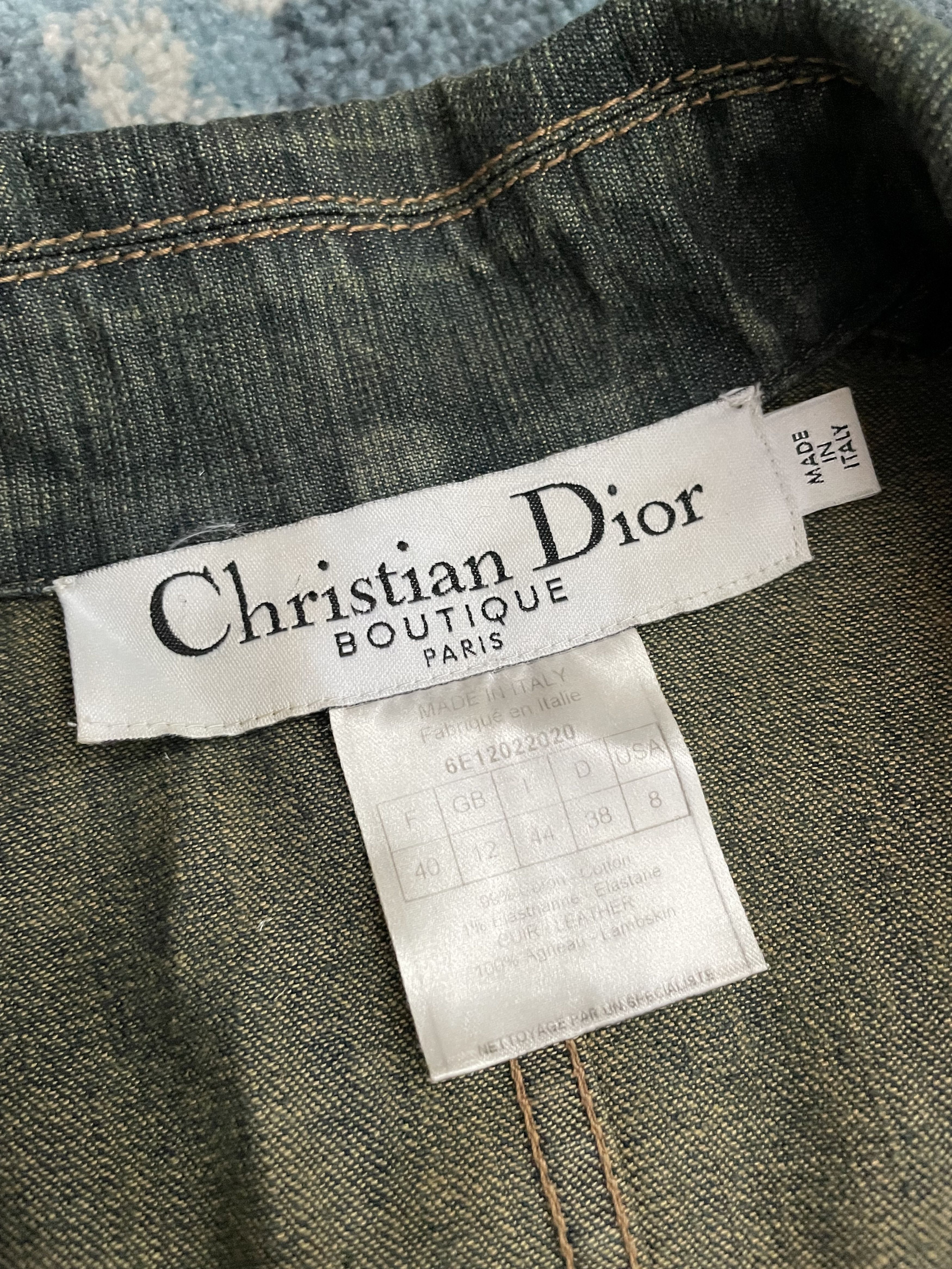 Christian Dior Monsieur Christian Dior SS2006 Archival Jacket by John Galliano Size M / US 6-8 / IT 42-44 - 9 Thumbnail