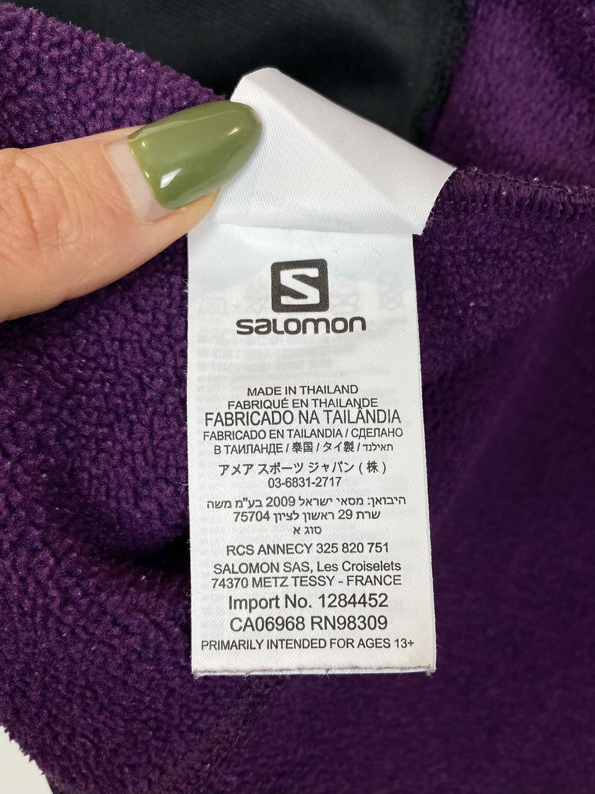 Salomon Salomon Women’s Advanced Skin Warm Fleece Hoodie Full Zip Size S / US 4 / IT 40 - 10 Thumbnail