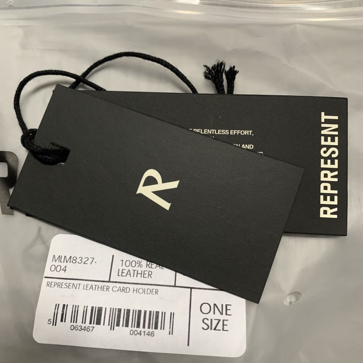 Represent Clo. Represent Cardholder Brown Leather Wallet Size ONE SIZE - 5 Thumbnail