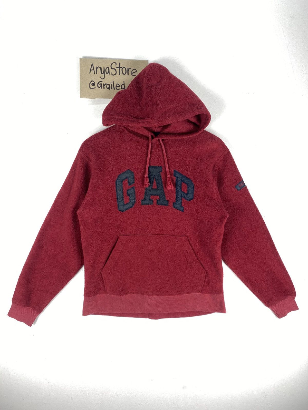 Gap Vintage Y2K GAP Fleece Sweatshirt Hoodie Embroidery Logo Size US XS / EU 42 / 0 - 1 Thumbnail