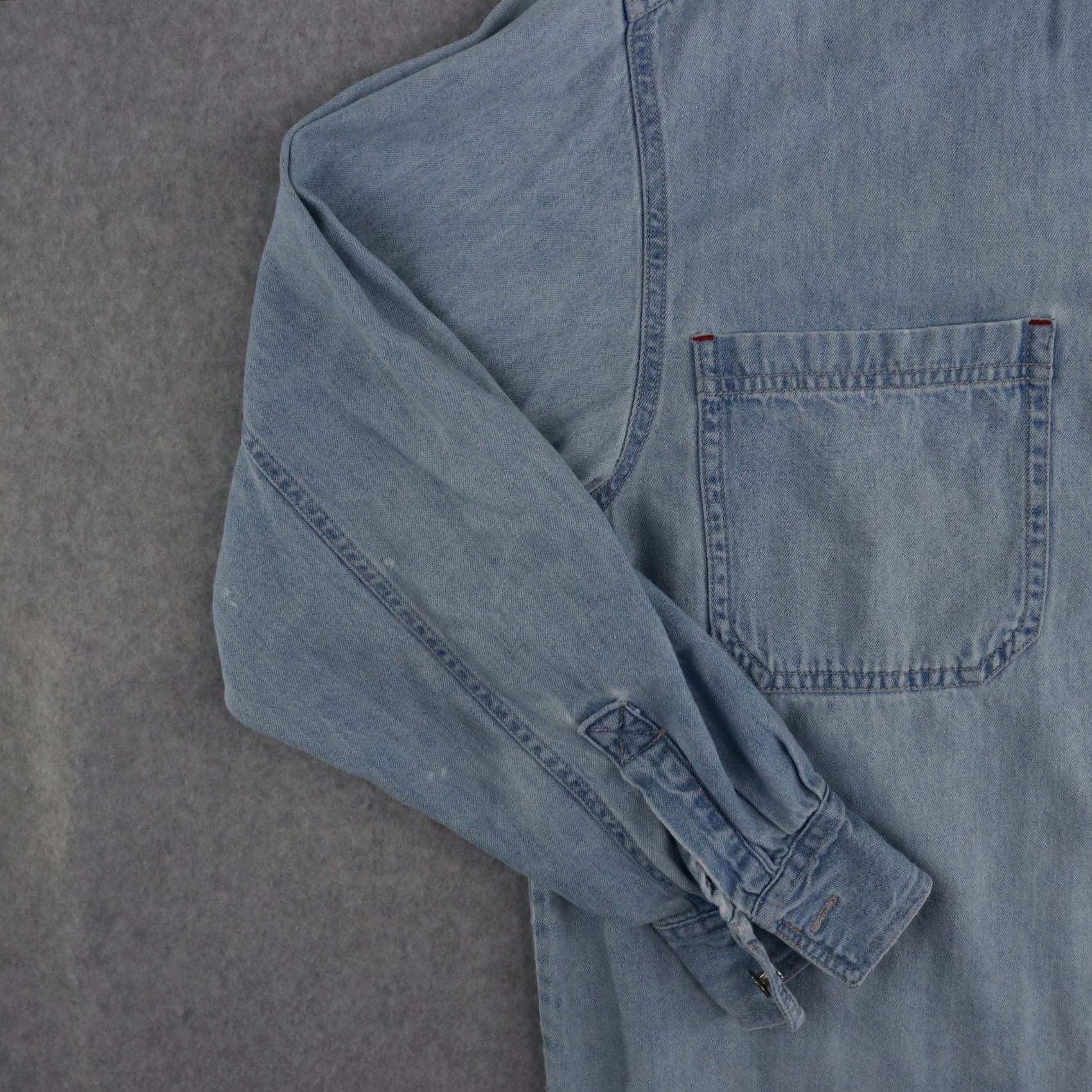 Levi's VINTAGE Levi's Shirt Men XL Blue Denim Jacket with Pockets Size US 36 / EU 52 - 4 Thumbnail