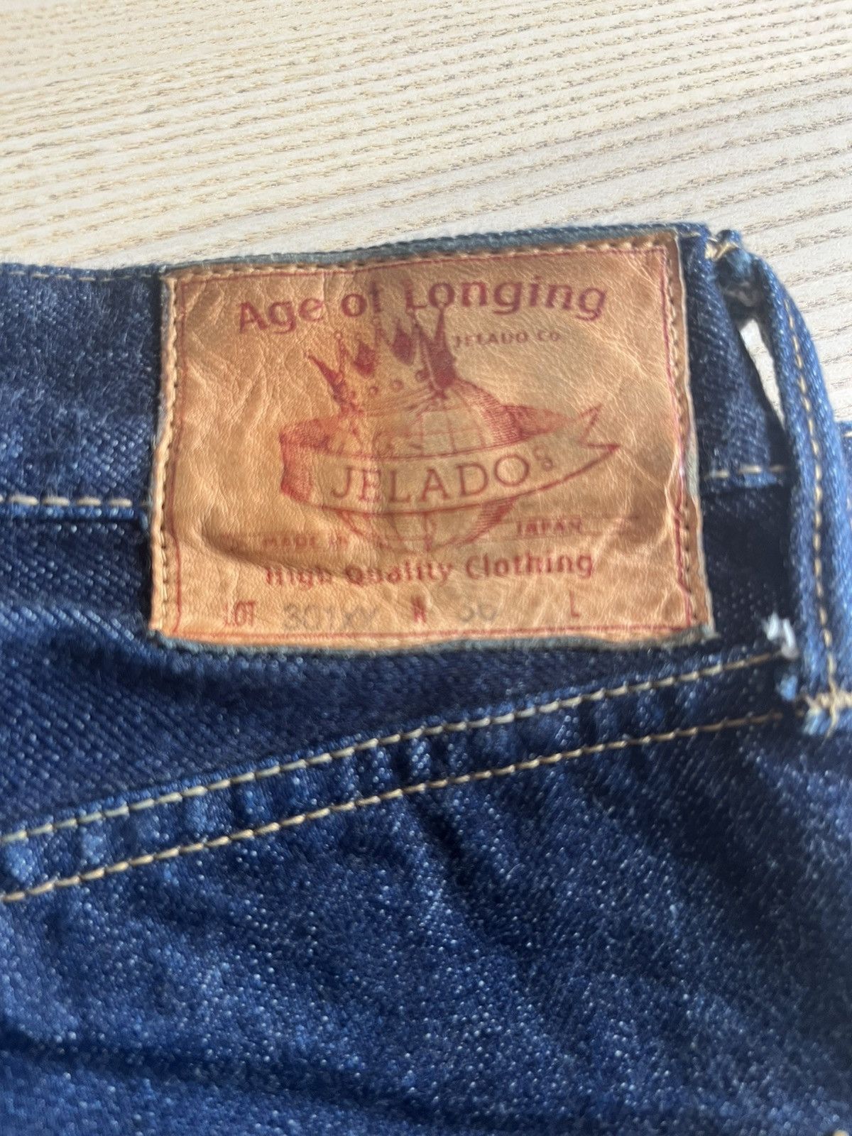 Jelado Jelado 'Age of Longing' 301 XX Denim Jean One Wash Size US 35 - 3 Thumbnail