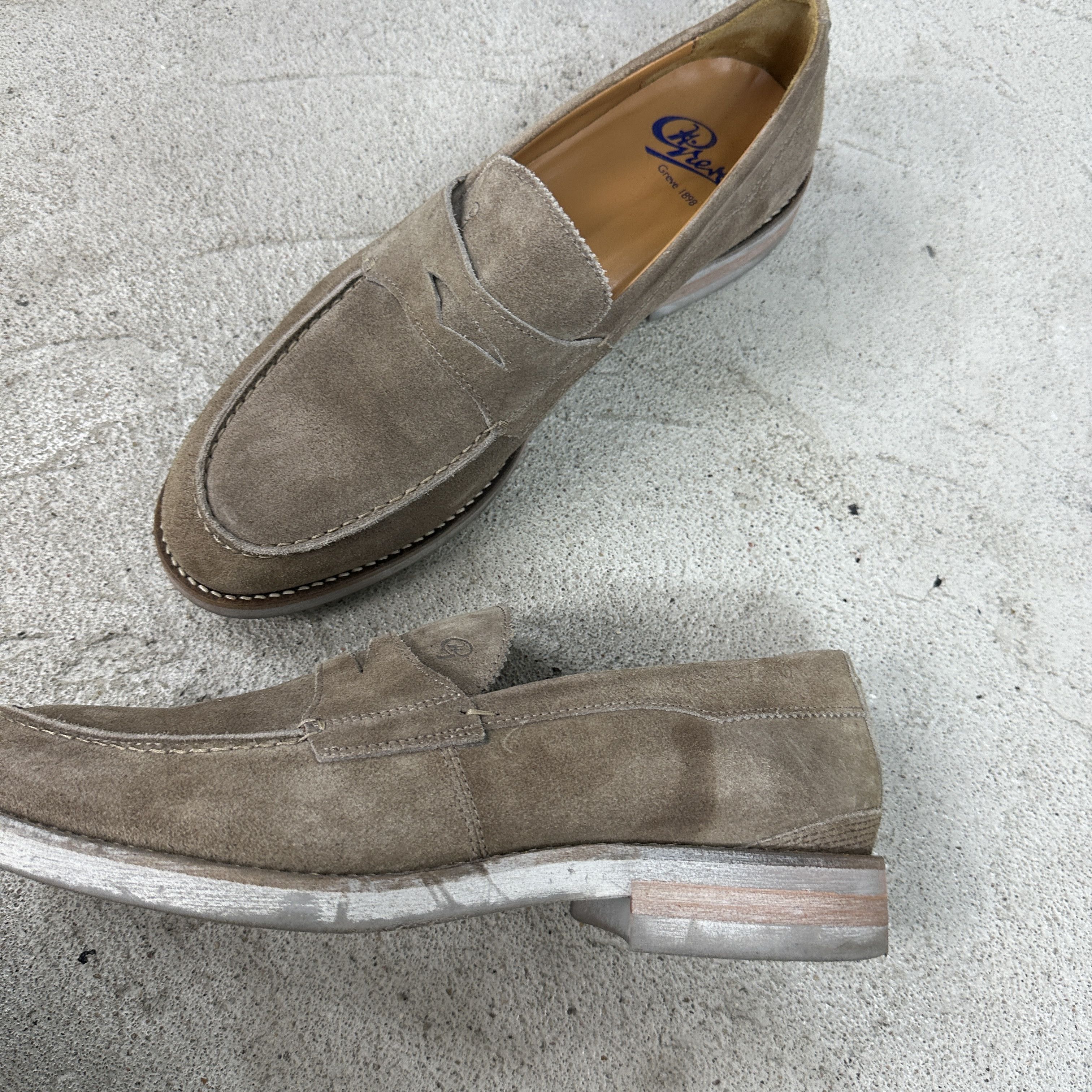 Vintage Vintage Elegant Preppy Old Money Leather Gireve Moccasins Size US 12 / EU 45 - 9 Thumbnail