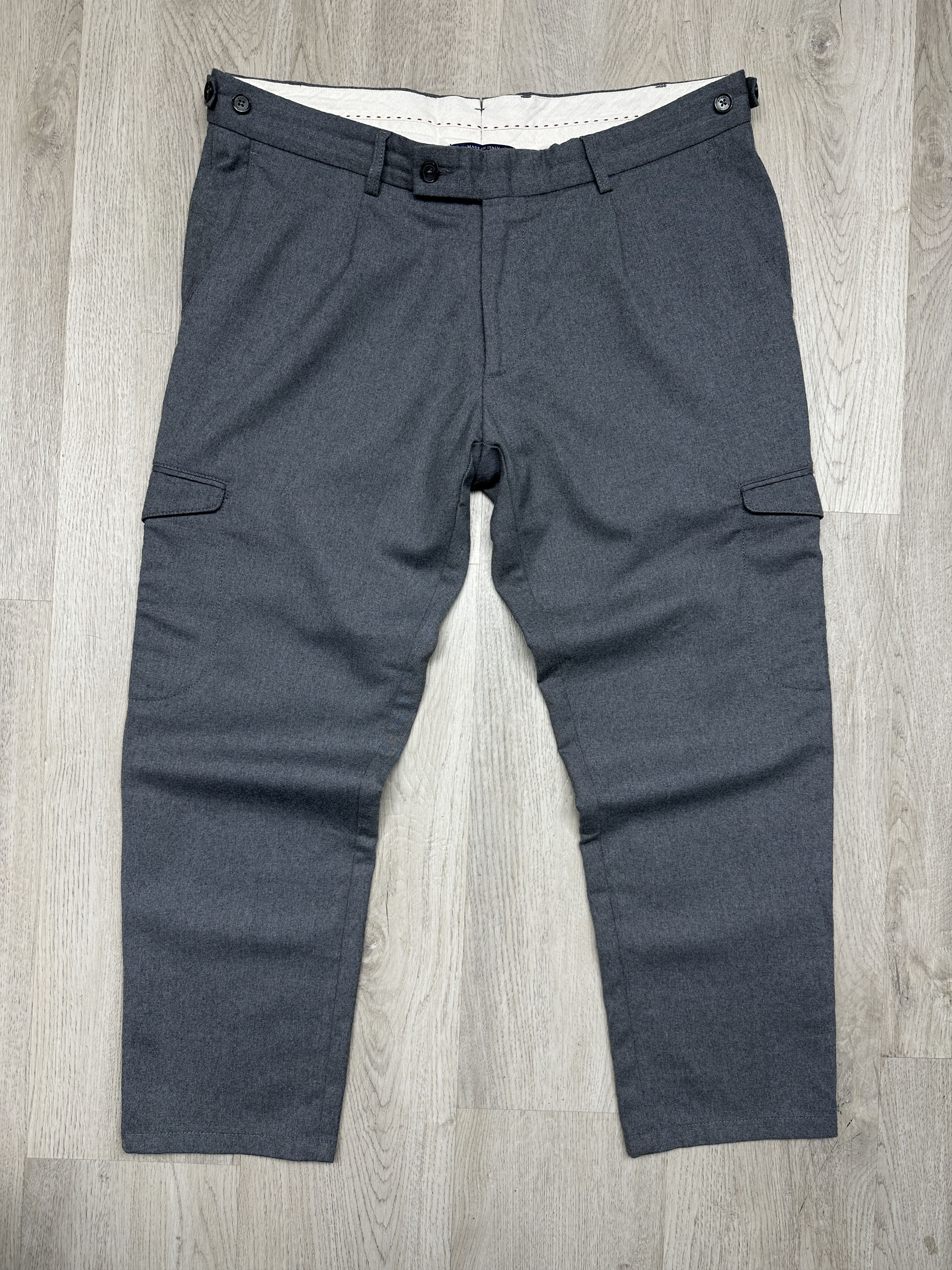 Boggi Boggi Milano Mens Wool Cargo Pants Size US 36 / EU 52 - 1 Thumbnail