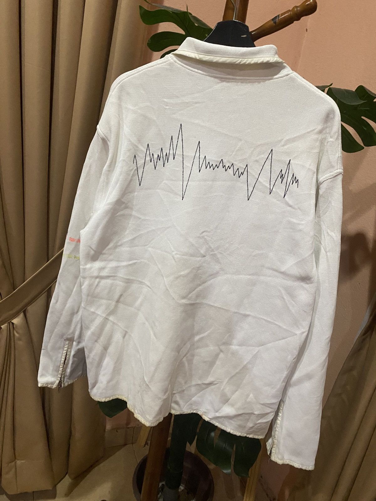 Jean Charles De Castelbajac Vintage Jean-Charles de Castelbajac Sport Mesh Jacket White Size US L / EU 52-54 / 3 - 7 Thumbnail