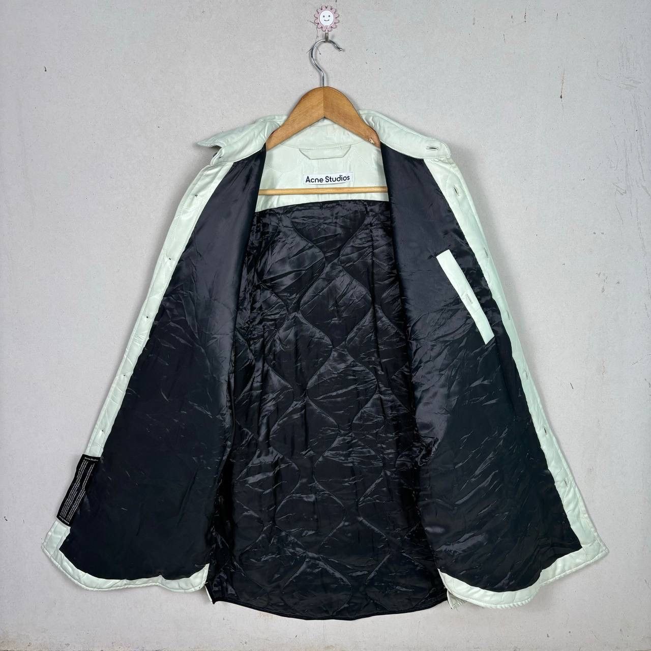 Acne Studios Acne Studios X Robbie Barrat FW20 Quilted Jacket Mint Green Size US L / EU 52-54 / 3 - 4 Thumbnail