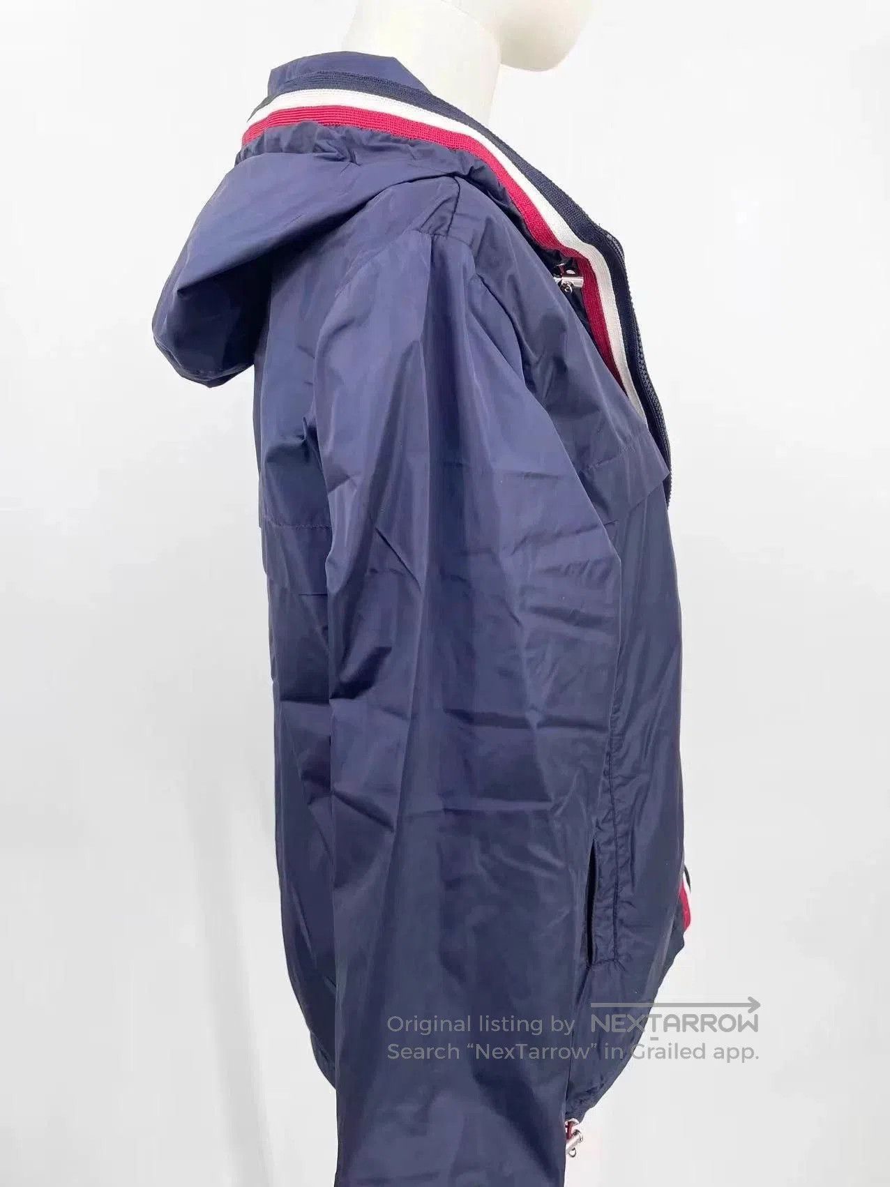 Moncler Blue Lightweight Hooded Jacket Size S. Size US S / EU 44-46 / 1 - 2 Thumbnail