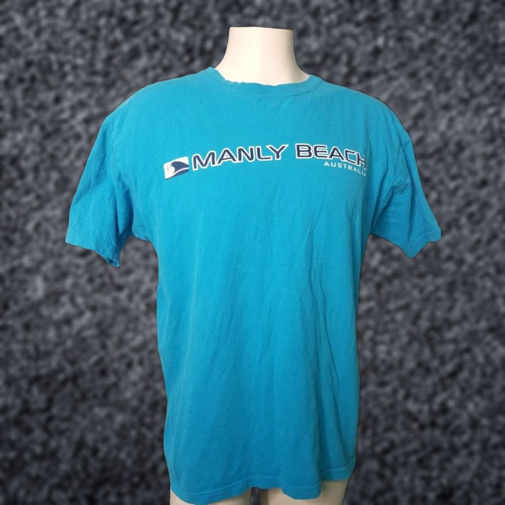 Etro VINTAGE Roo Rock Retro Surf T-Shirt XL Blue Classic Beach Australia Mens Size US XL / EU 56 / 4 - 1 Thumbnail