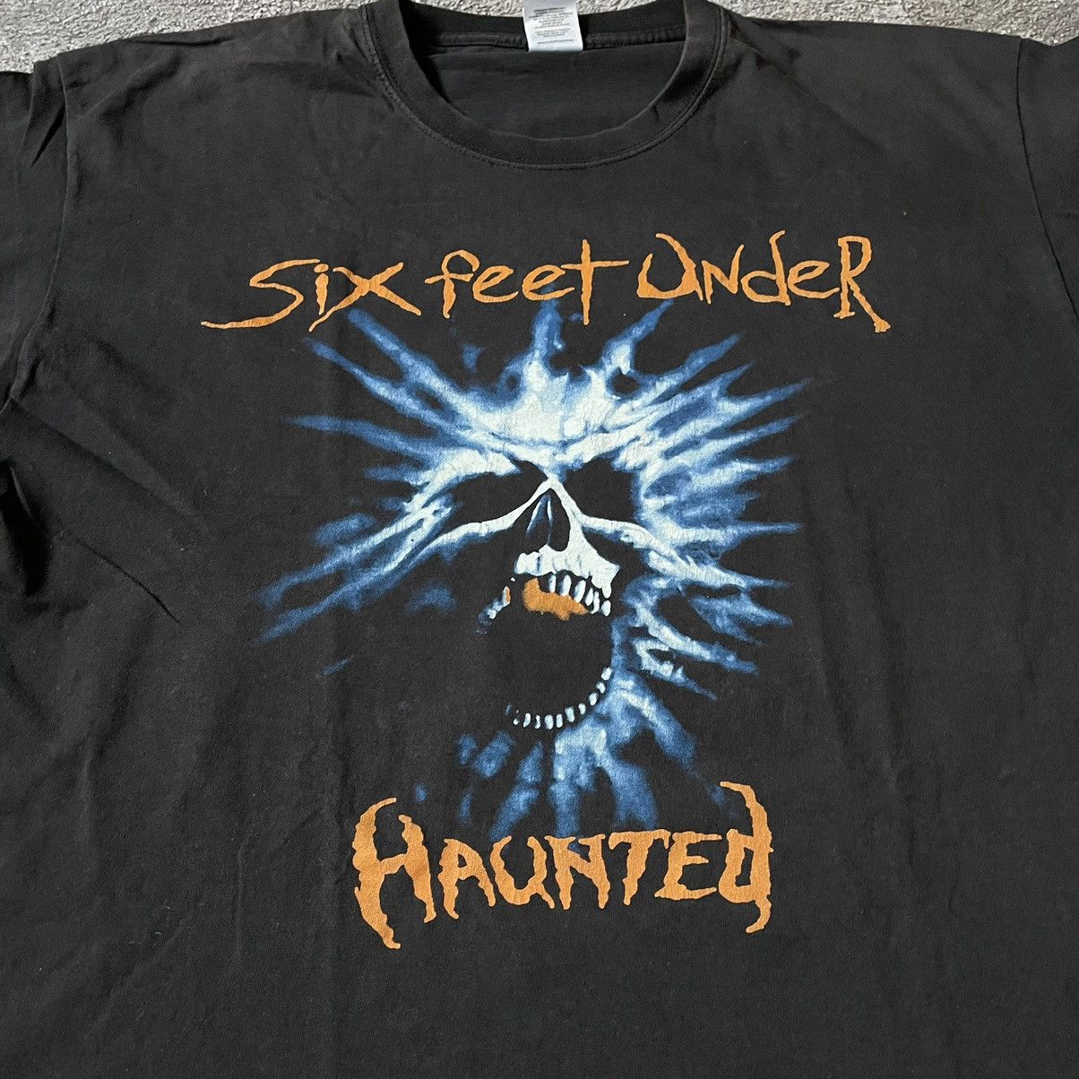Vintage Vintage Y2K Sixfeet Underground Horror Graphic Tee Black XL Size US XL / EU 56 / 4 - 3 Thumbnail
