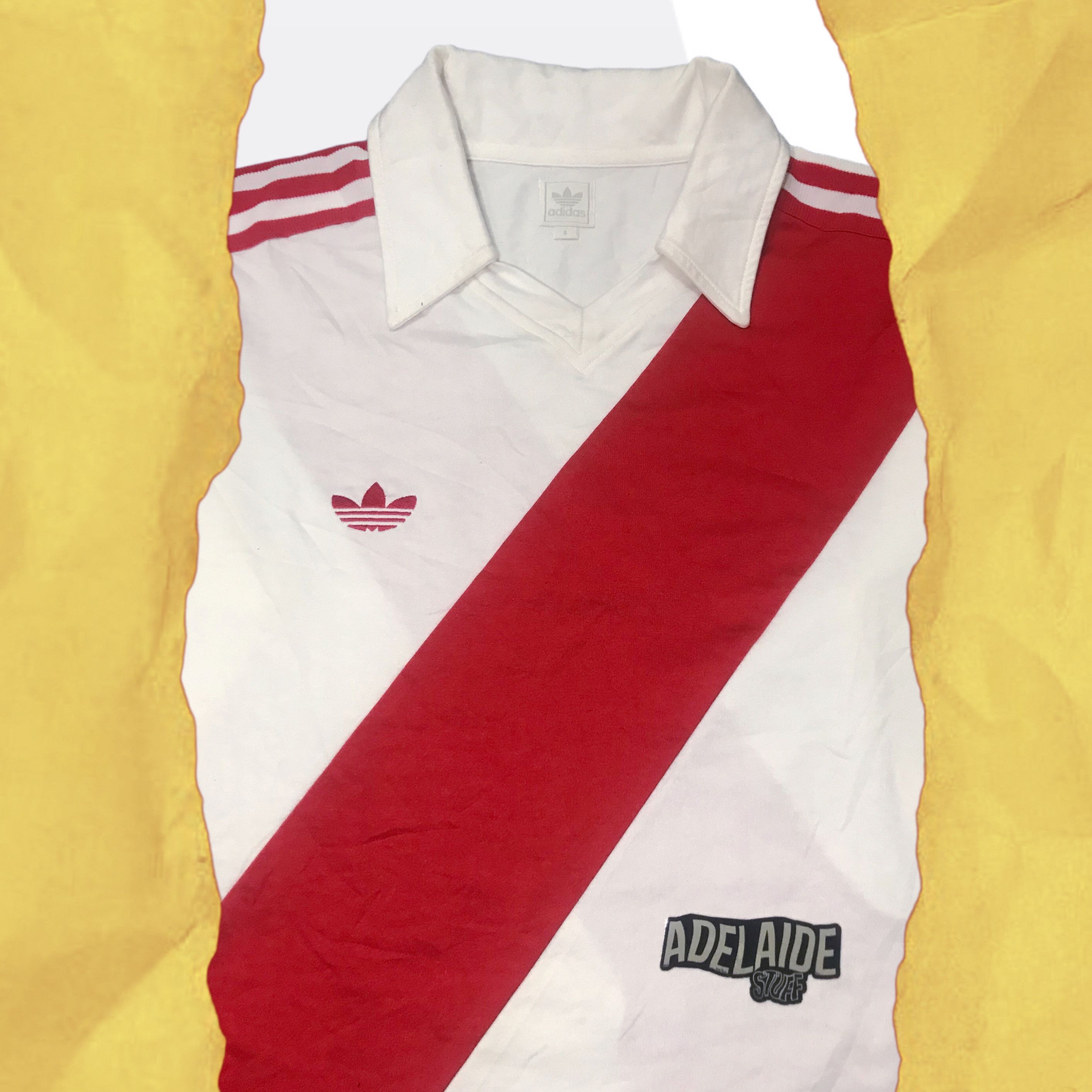 Adidas Riverplate 1982/1983 Reproduction Home Jersey Size US XS / EU 42 / 0 - 6 Thumbnail