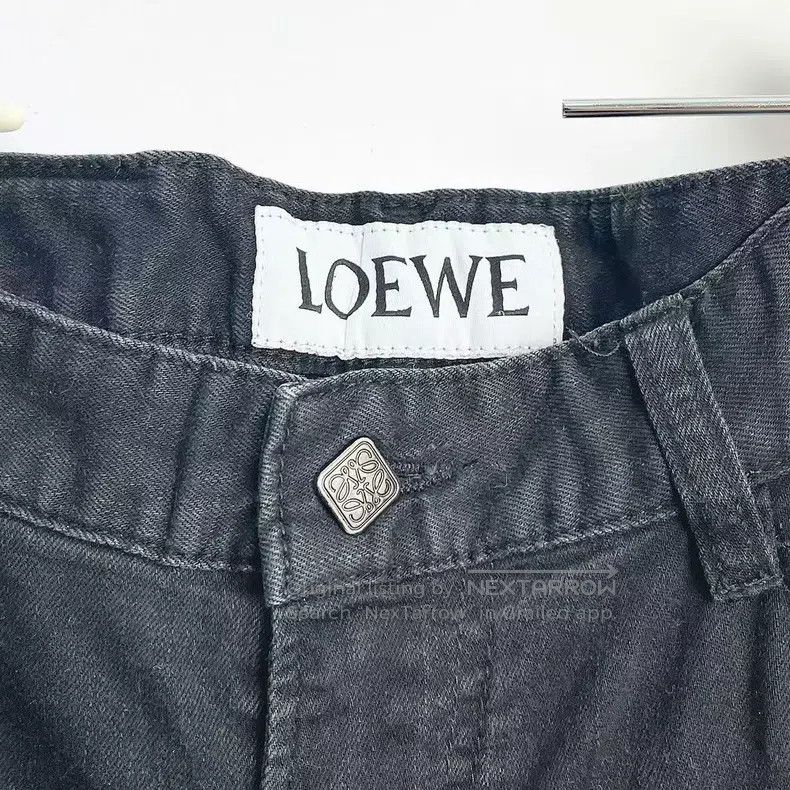 Loewe Loewe Black Stretchable Casual Denim Pants Size 37" - 4 Thumbnail