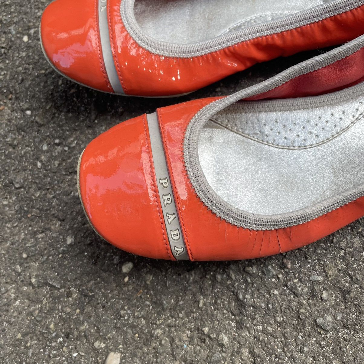 Prada Vintage 90s Prada Ballet Flats Shoes Very Rare old money sli Size US 6.5 / IT 36.5 - 3 Thumbnail