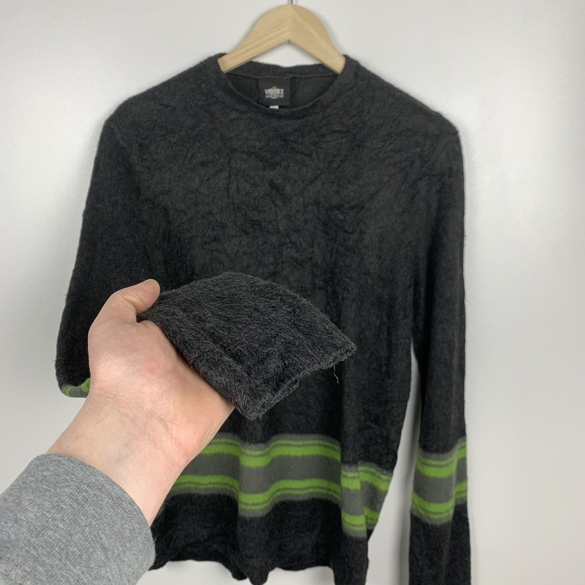 Versace Jeans Couture Versace Designer Striped Sweater Size XXL Italian Luxury Top Size XXL / US 16-18 / IT 52-54 - 7 Thumbnail