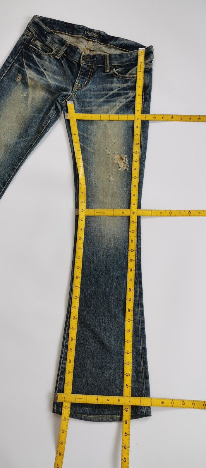 MOUSSY Moussy Japan Flare Bootcut Mud Jeans Size 29" - 9 Thumbnail