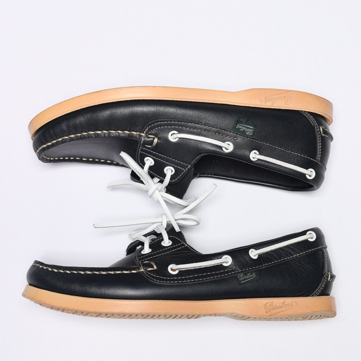 Paraboot Paraboot Veritable Mocassin Navy Leather Moccasin Shoes Size US 7.5 / EU 40-41 - 7 Thumbnail