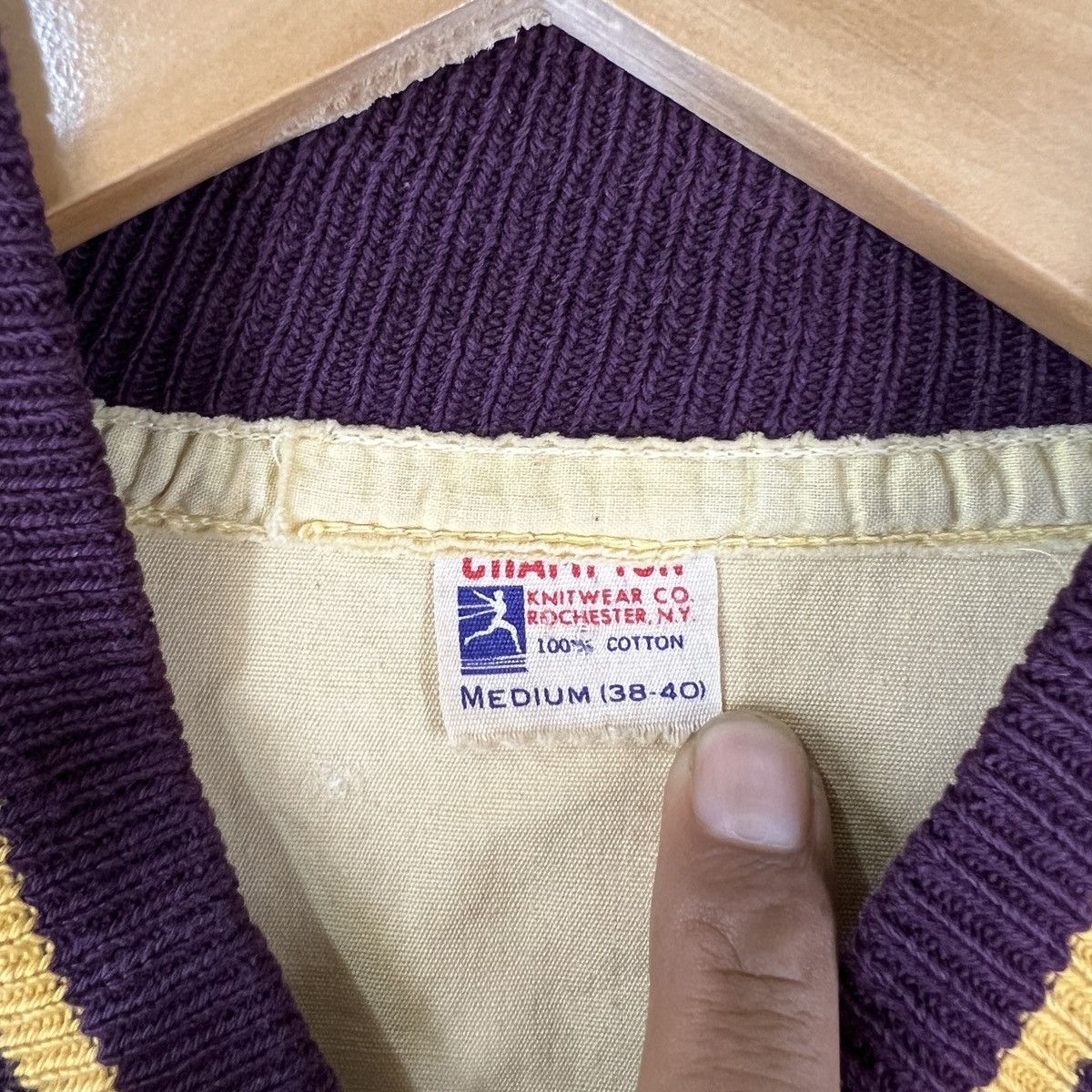 Champion 🔥 VTG 50s CHAMPION RUNNING MAN OMRO MUSIC PEP BAND JACKET Size US M / EU 48-50 / 2 - 1 Thumbnail