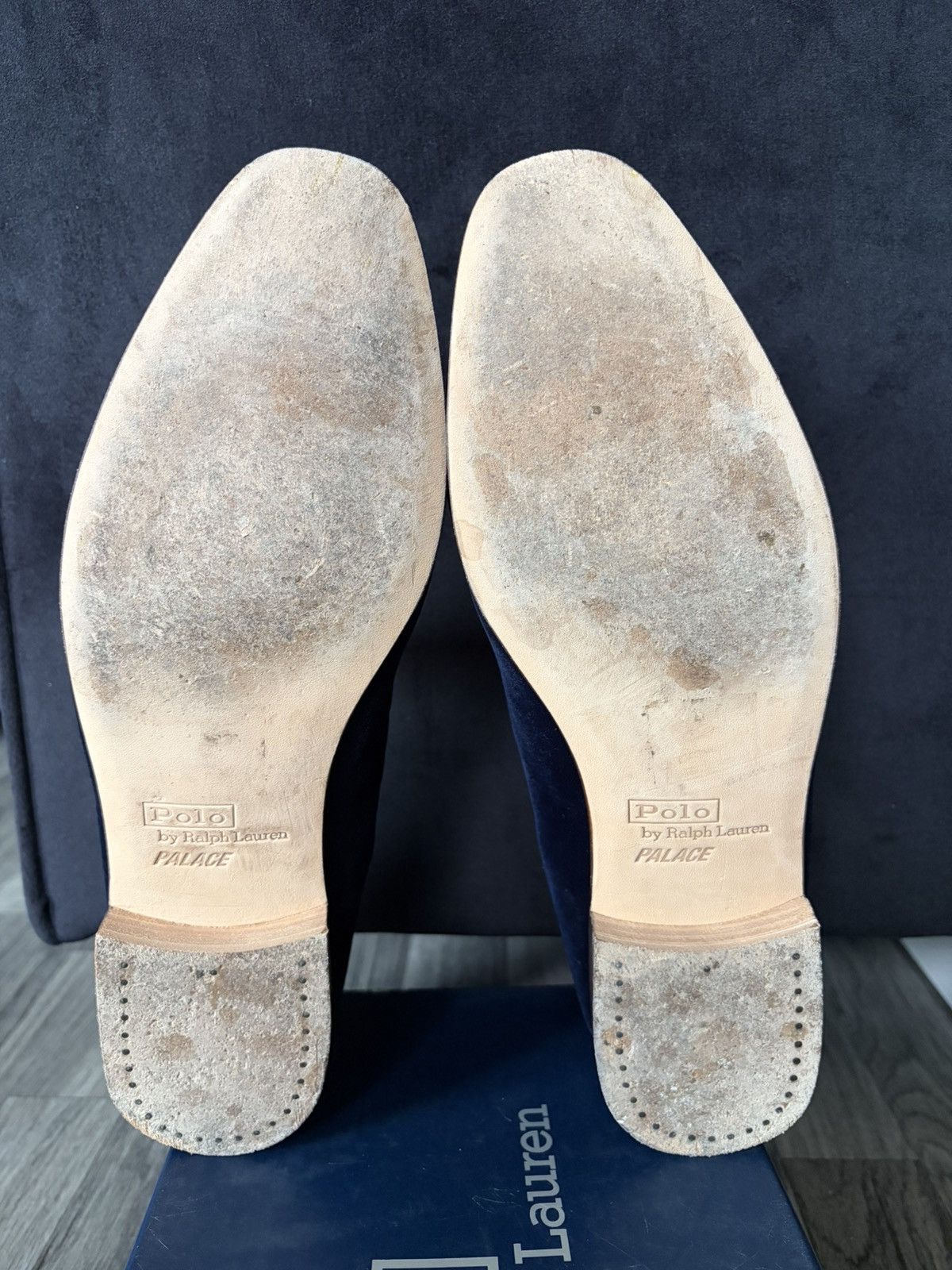 Palace × Polo Ralph Lauren Formal Slipper - Navy Velvet Size US 10 / EU 43 - 5 Thumbnail