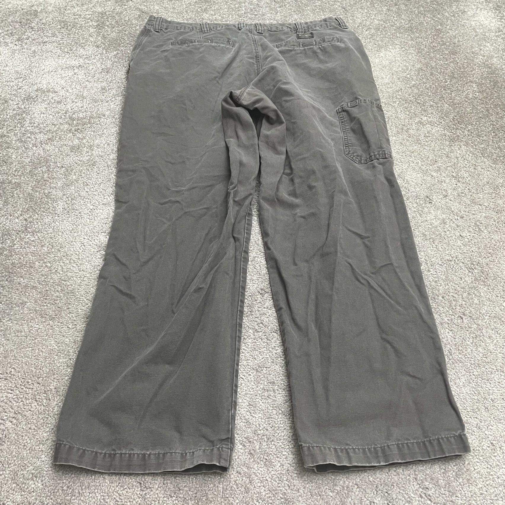 Vintage Columbia Pants Mens 40 Gray Carpenter Straight Leg Cotton Workwear Outdoor Hiking Casual Size US 40 / EU 56 - 2 Thumbnail