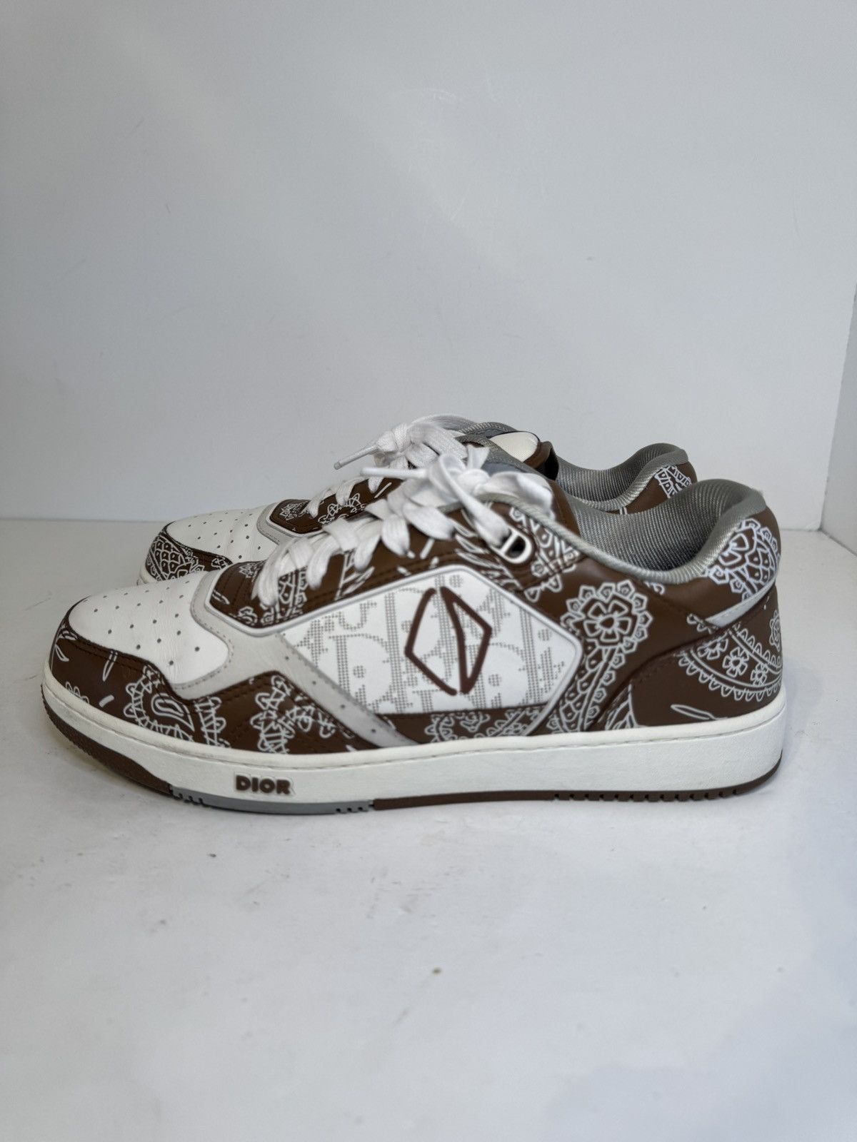 Dior Dior B27 Paisley Coffee Authentic Size 42/9 Size US 9 / EU 42 - 3 Thumbnail
