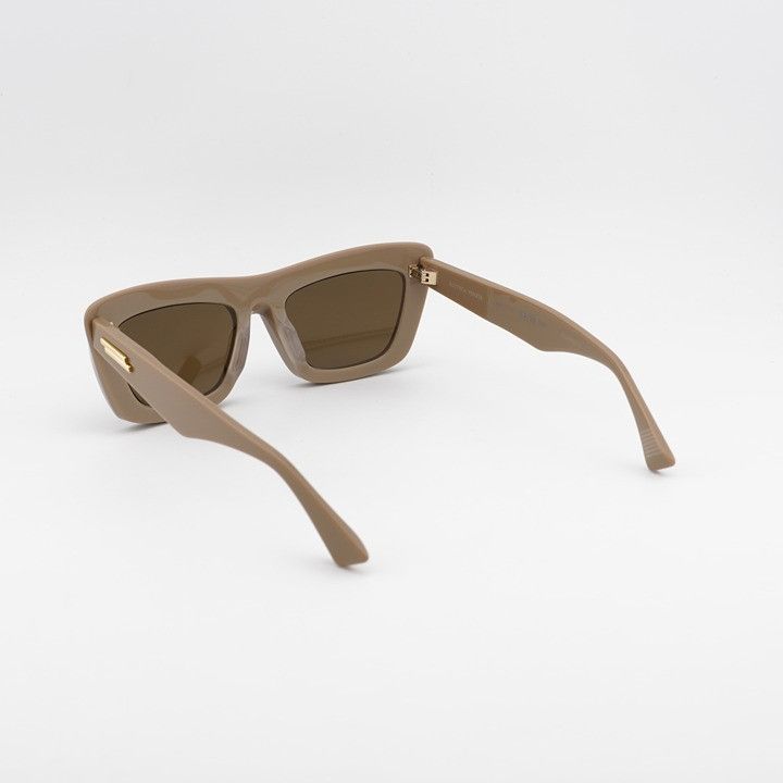 Bottega Veneta Bottega Veneta BV1283S 003 Sunglasses Brown Square Frame Size ONE SIZE - 4 Thumbnail