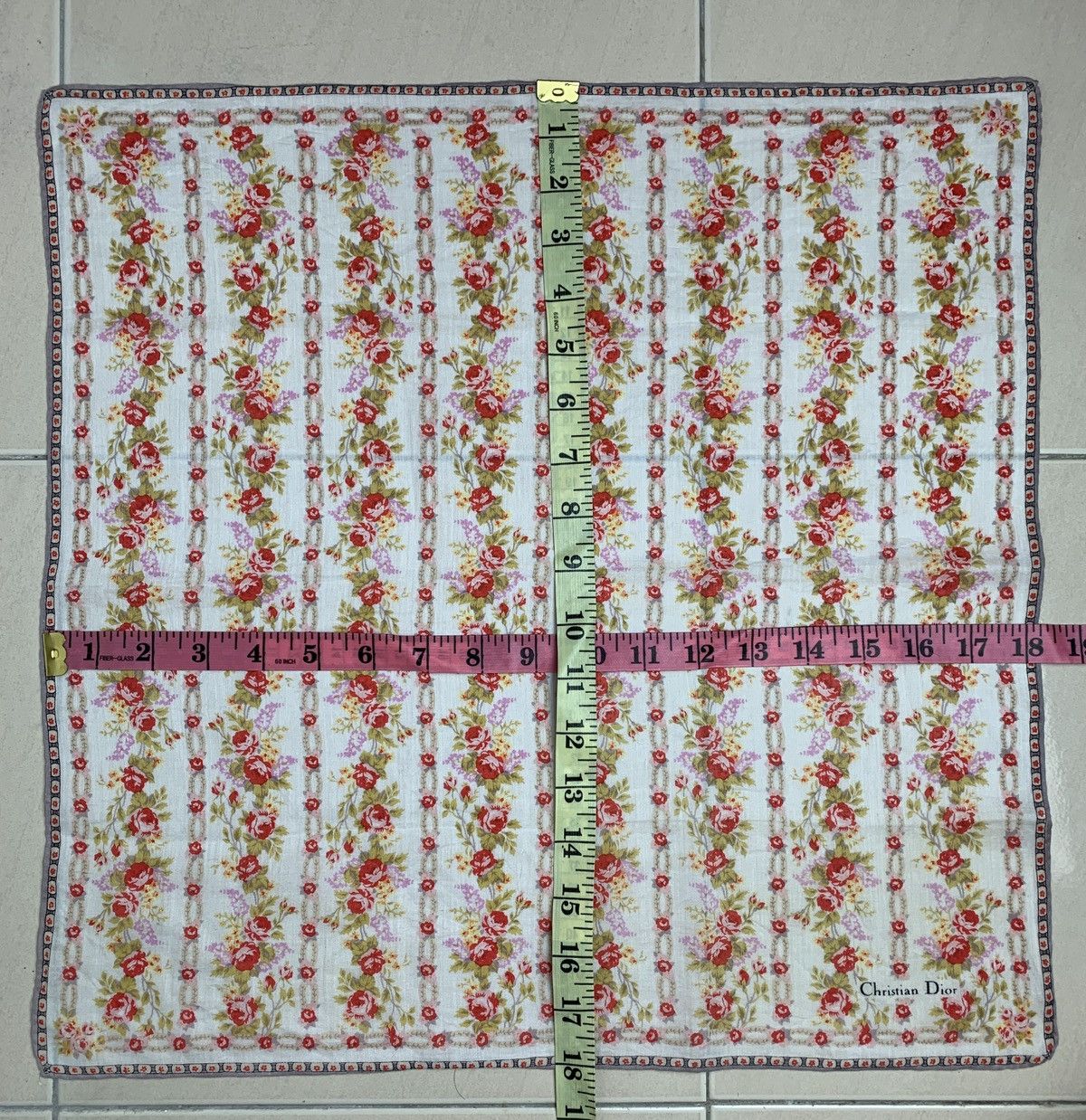 Designer Christian Dior Handkerchief Bandana Size ONE SIZE - 8 Thumbnail