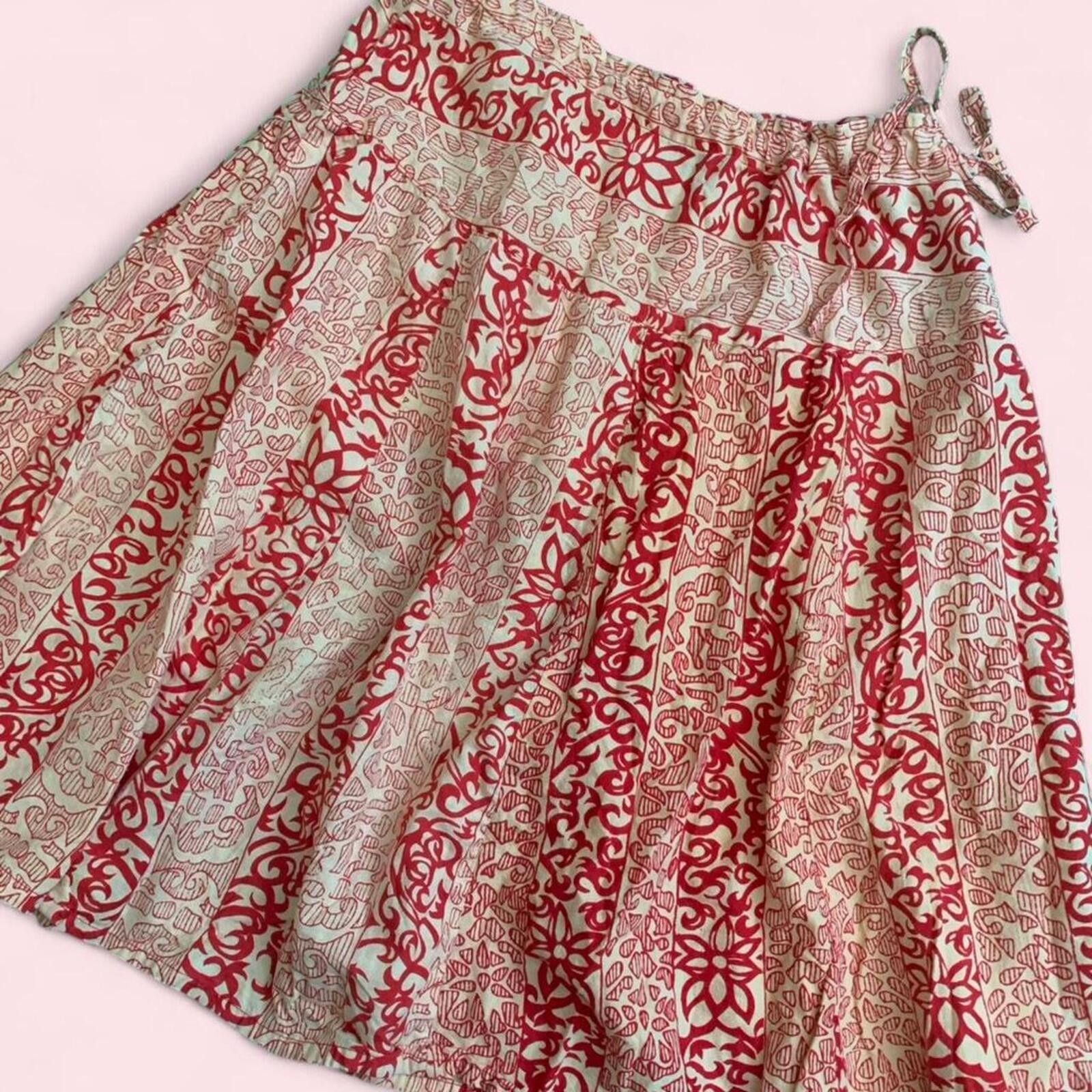 Other Boho hippie printed cotton skirt Size 36" / US 14 / IT 50 - 1 Thumbnail