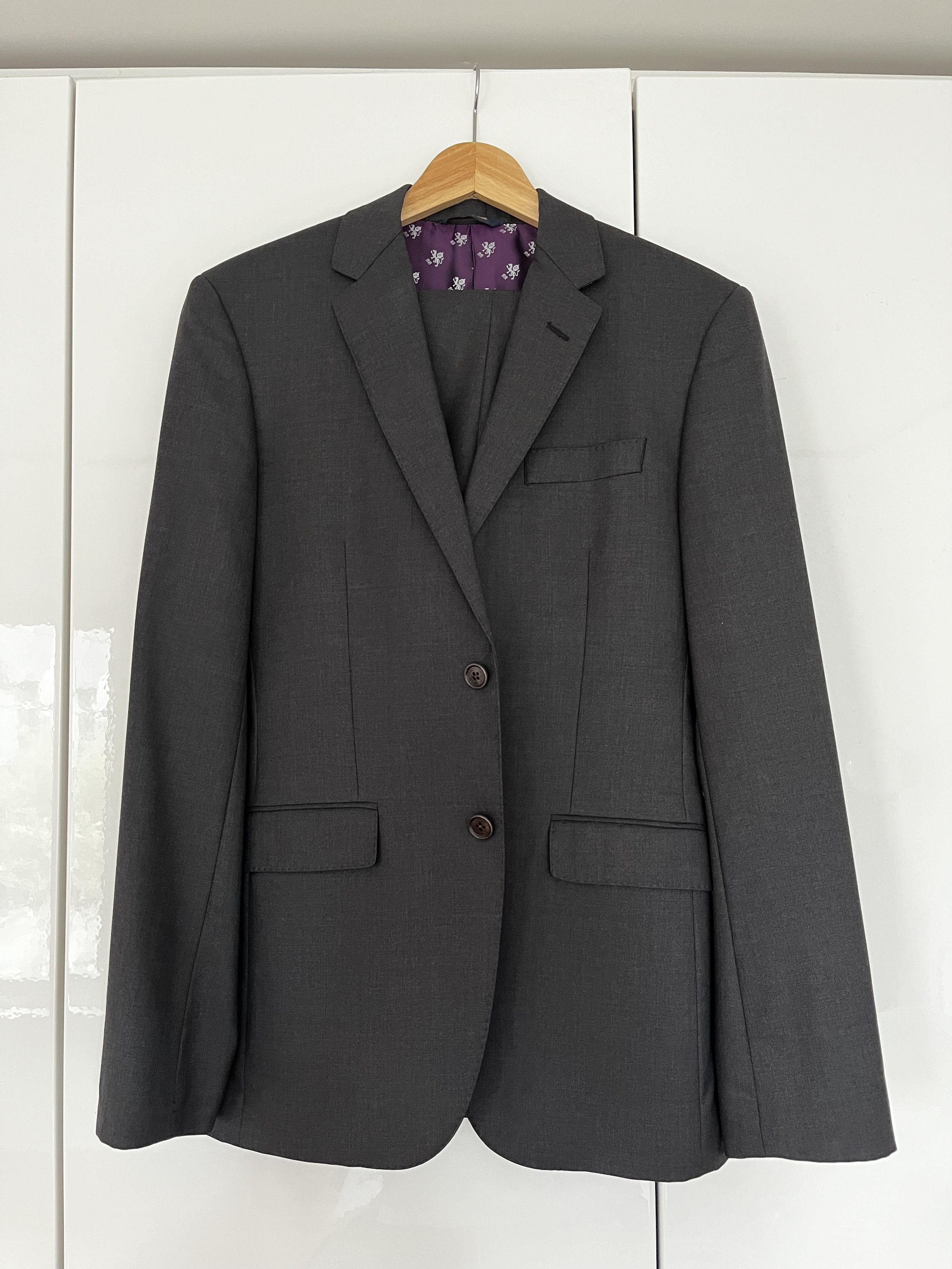 Brooks Brothers Brooks Brothers Mens Gray Suit 38L Size 38L - 1 Thumbnail