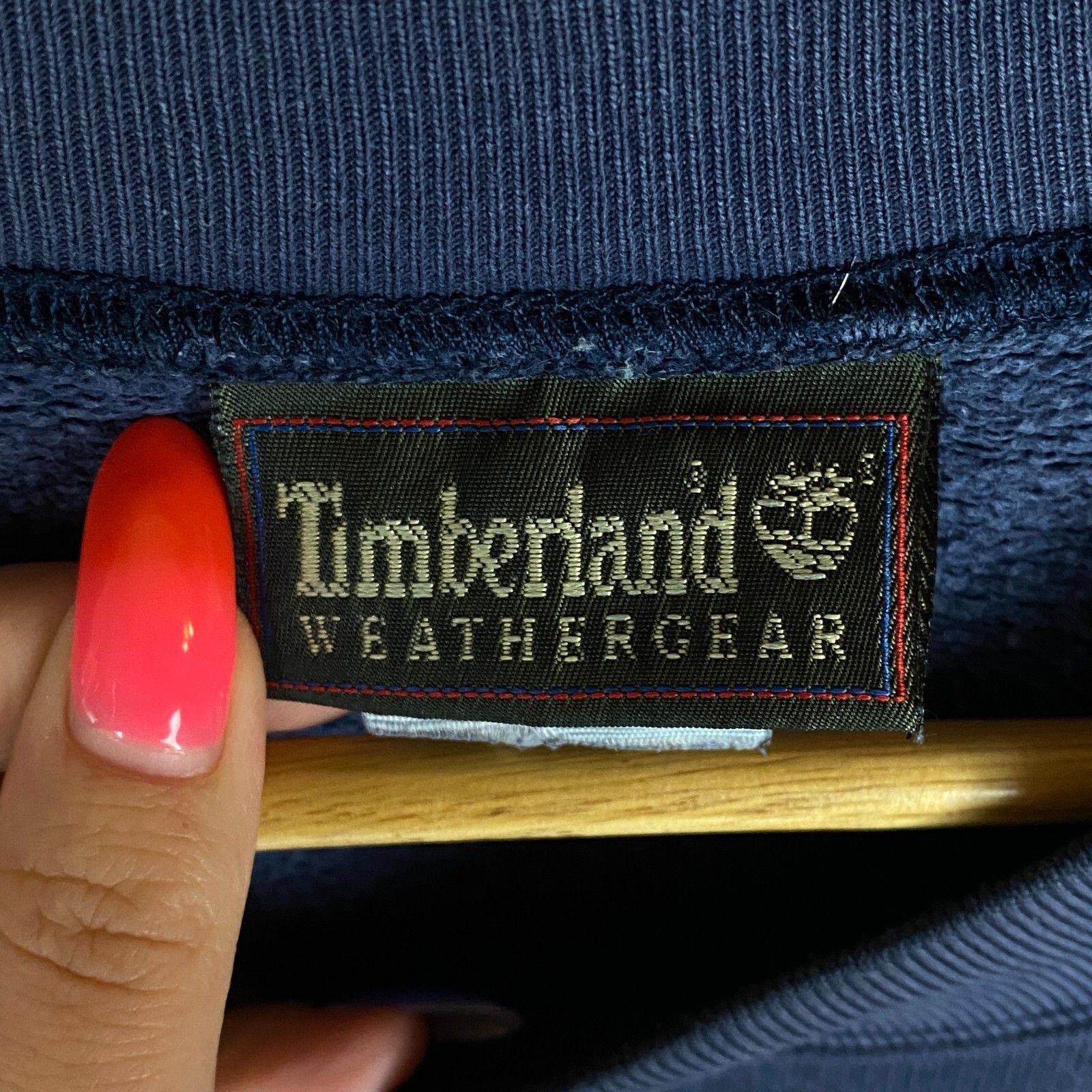 Timberland Timberland Big Logo Sweatshirt Size XL Blue Long Sleeve ` Size US XL / EU 56 / 4 - 4 Thumbnail