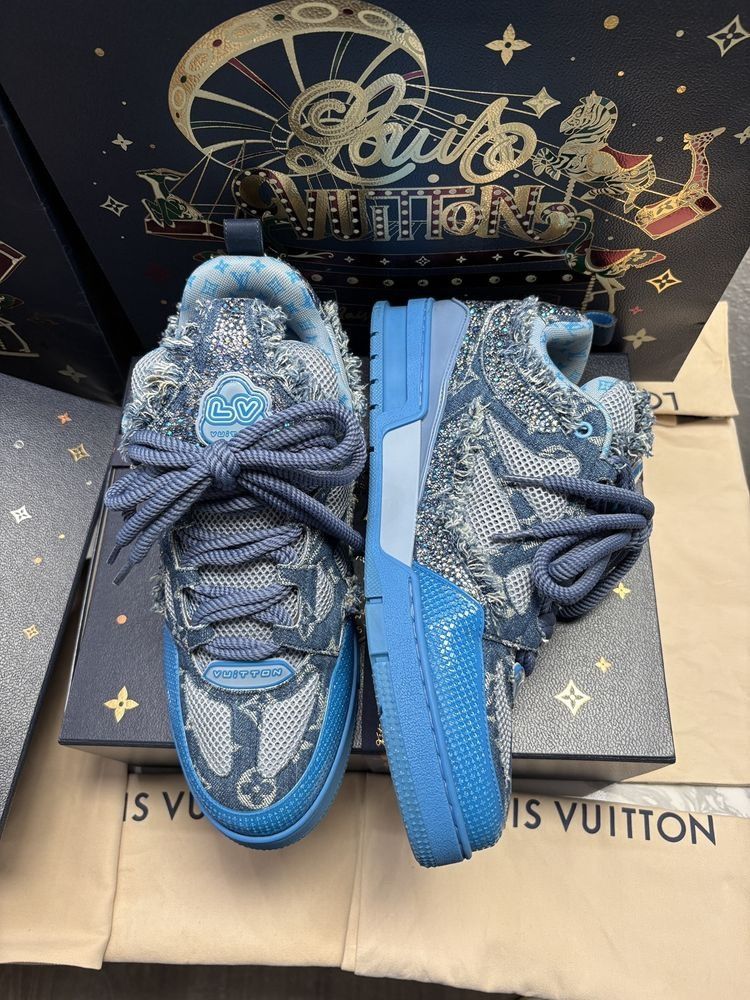 Louis Vuitton Swarovski Skate Trainers Size US 12 / EU 45 - 15 Thumbnail