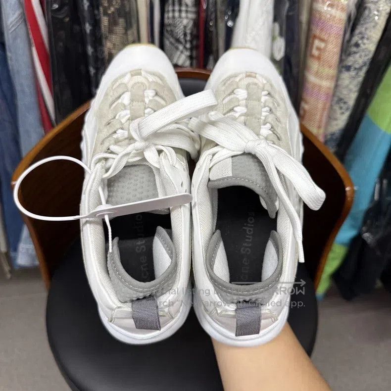 Acne Studios Acne Studios White Platform Dad Shoes Size US 8 / EU 41 - 8 Thumbnail