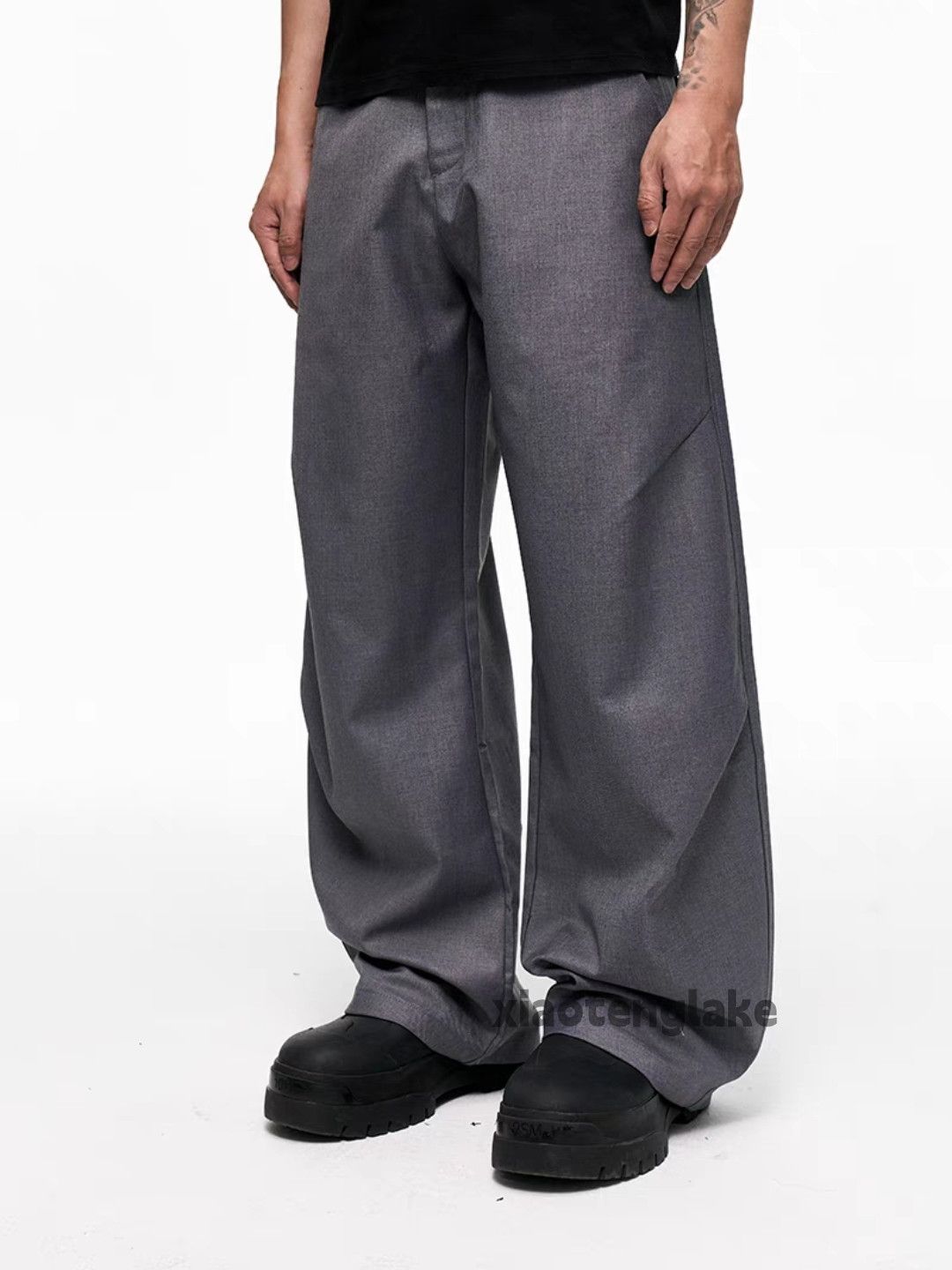 Vintage Unisex utility loose baggy skate hiphop pleated pants Size US 32 / EU 48 - 2 Thumbnail