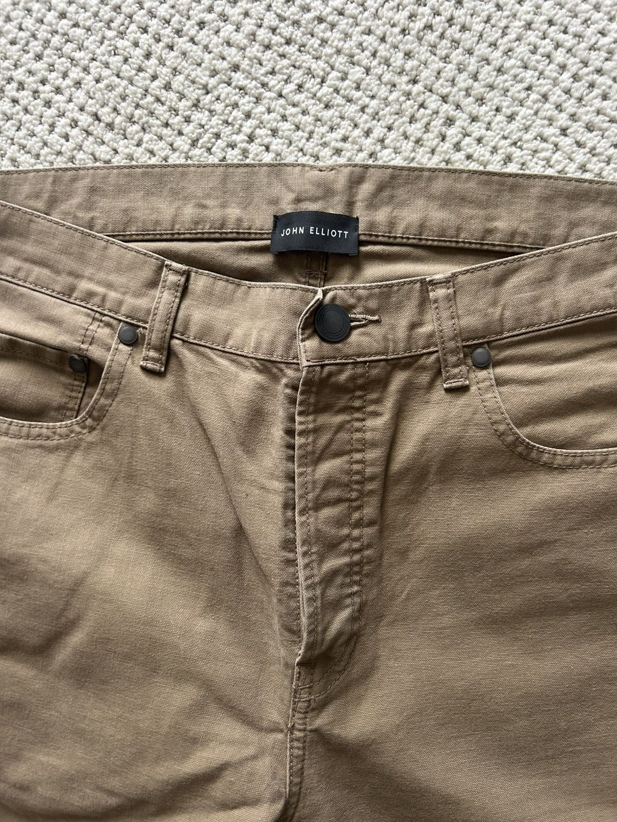 John Elliott Caribou Tan Canvas Size US 33 - 2 Thumbnail
