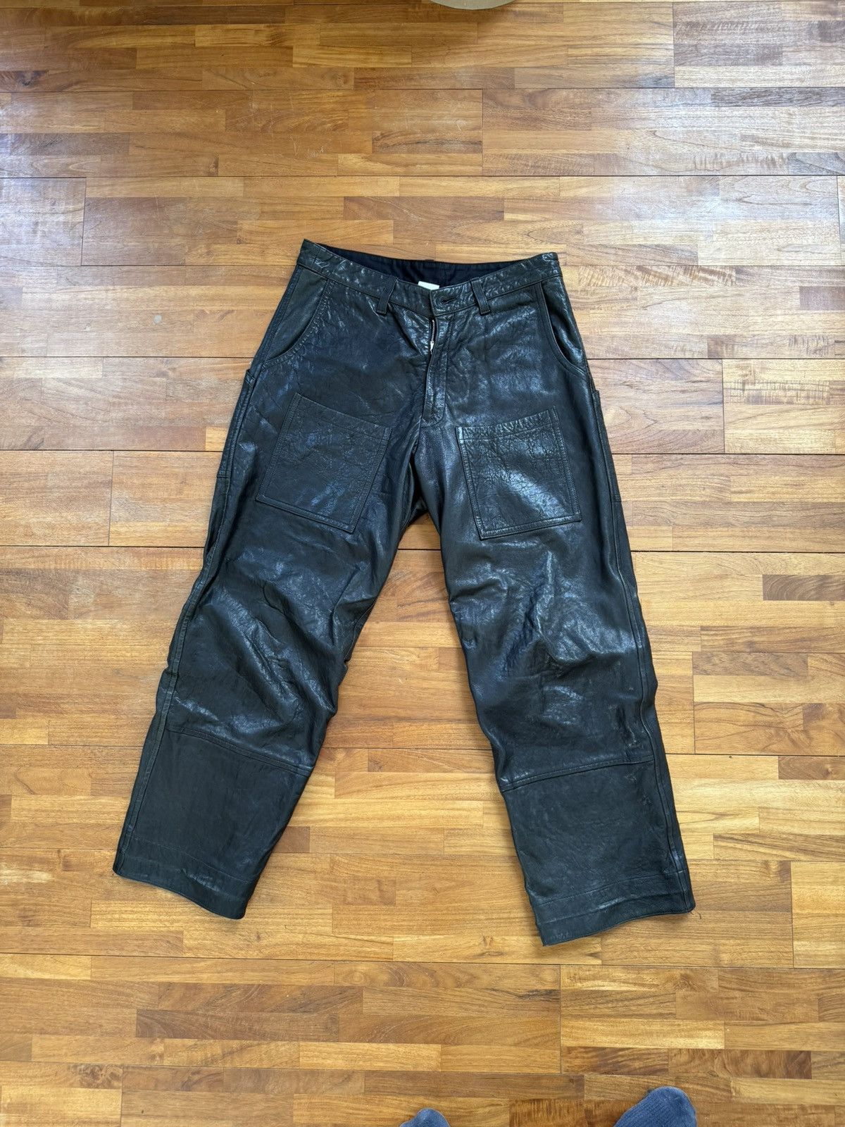 Yohji Yamamoto Y’s Yohji Yamamoto Leather Pants (Sample) Size US 33 - 1 Thumbnail