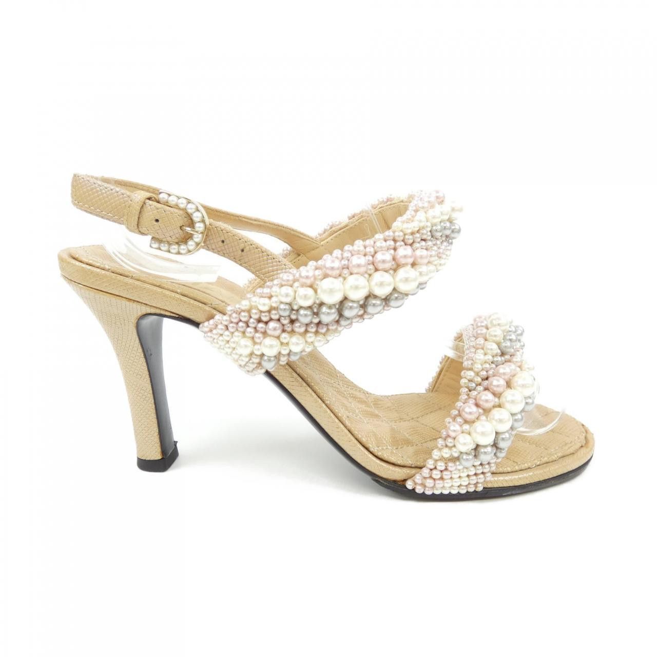 Chanel Chanel G33856 Sandals Leather Shoes G33856 DUTY FREE for USA