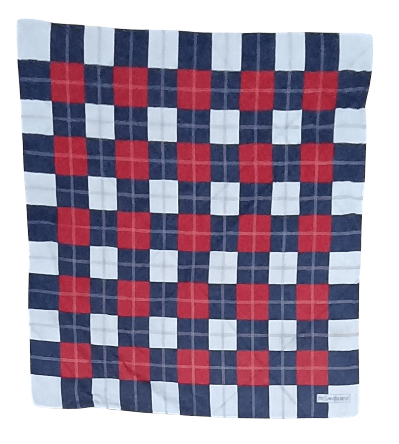 Yves Saint Laurent YVES SAINT LAURENT TARTAN HANDKERCHIEF Size ONE SIZE - 1 Thumbnail