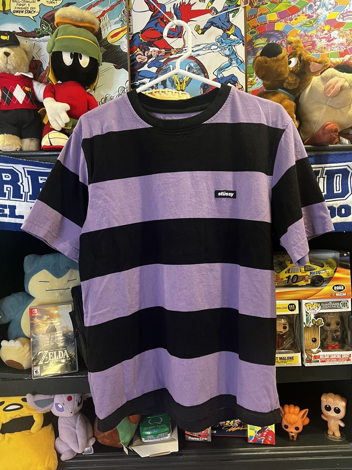 Stussy × Vintage STUSSY Small Logo Tee Size US S / EU 44-46 / 1 - 1 Thumbnail