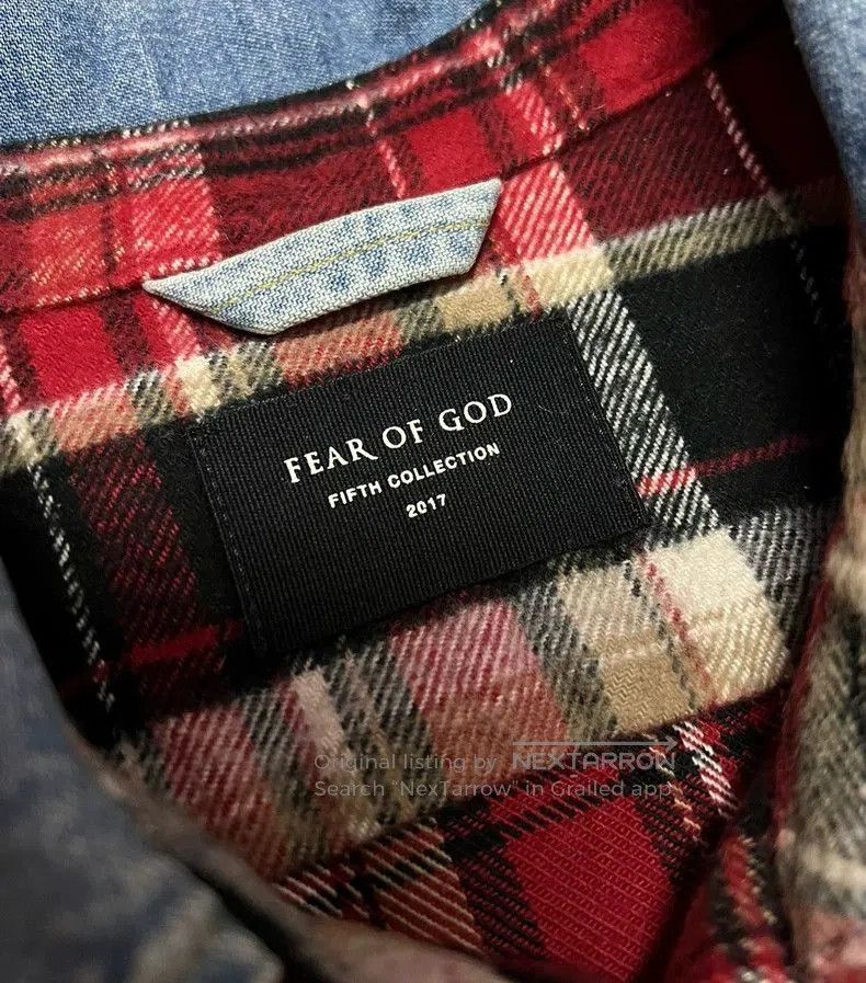 Fear of God Fear of God 5th Flannel Shirt L . Size US L / EU 52-54 / 3 - 2 Thumbnail