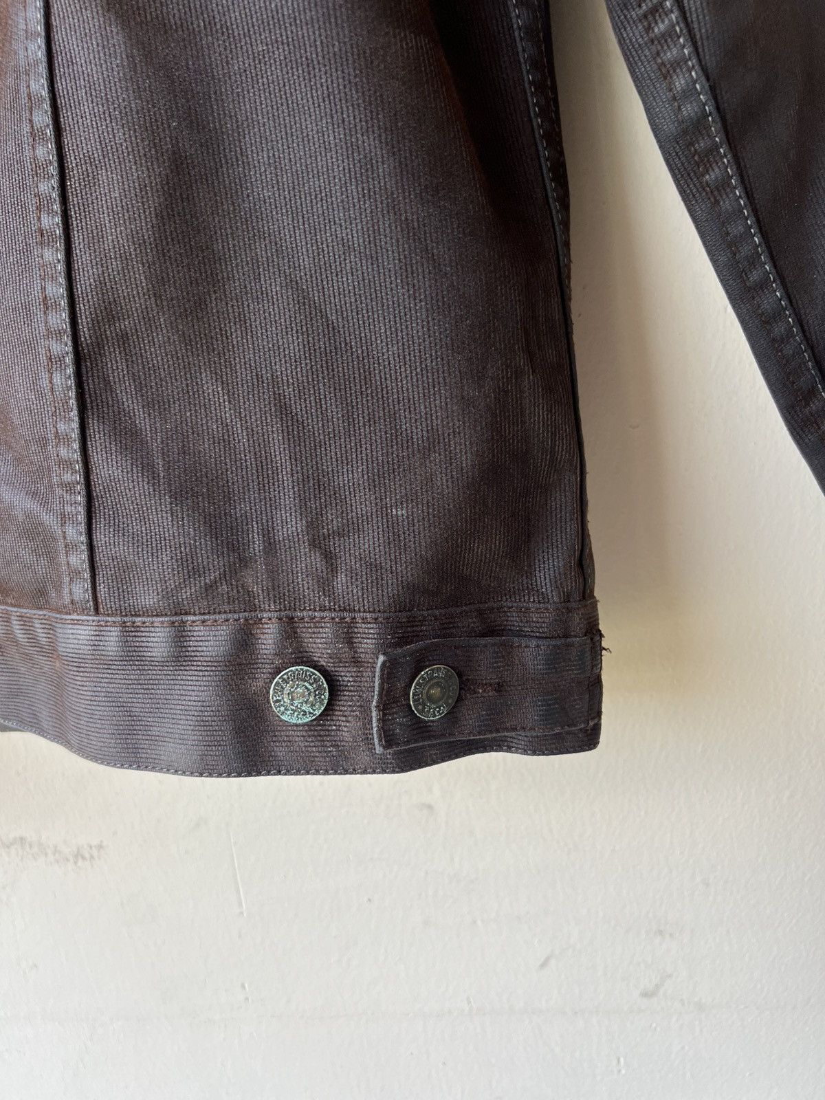 Levi's Vintage 2000s Levi’s Redloop Waxed Denim Trucker Jacket Size US L / EU 52-54 / 3 - 17 Thumbnail