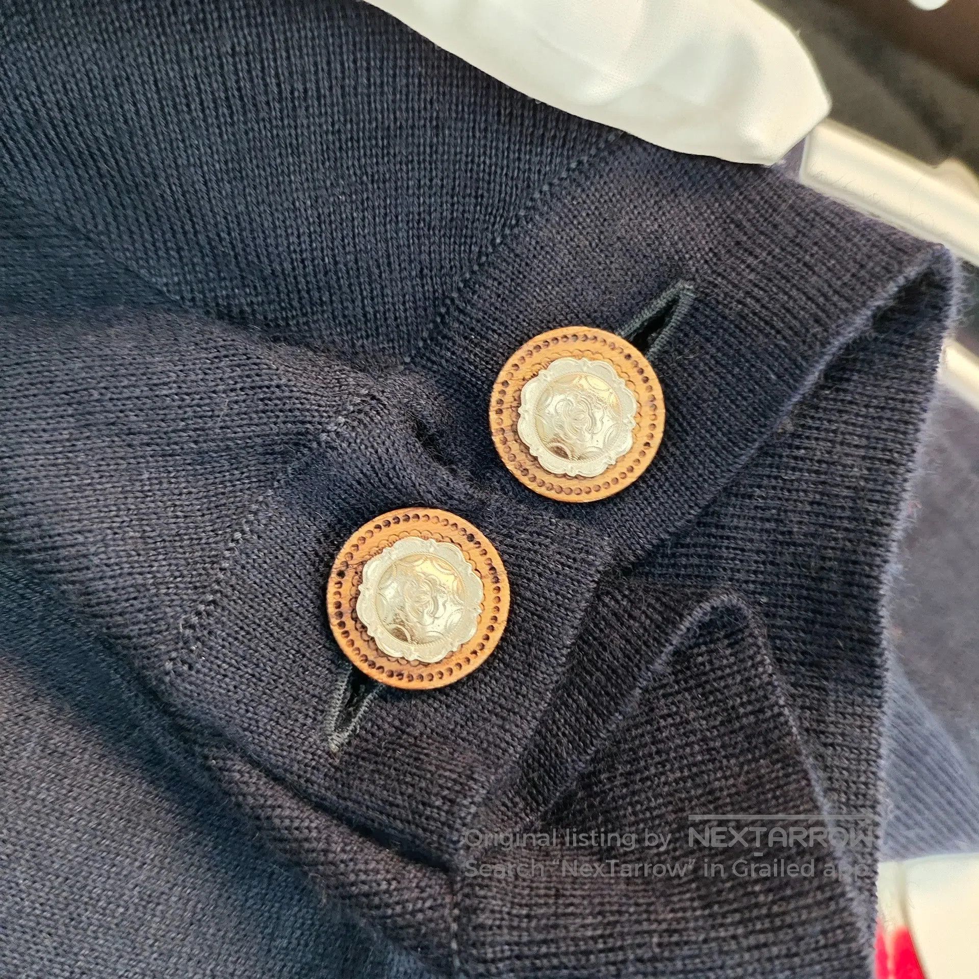 Chanel Chanel Silk and Tibetan Blue Feather Embroidered Short-Sle Size XS / US 0-2 / IT 36-38 - 3 Thumbnail