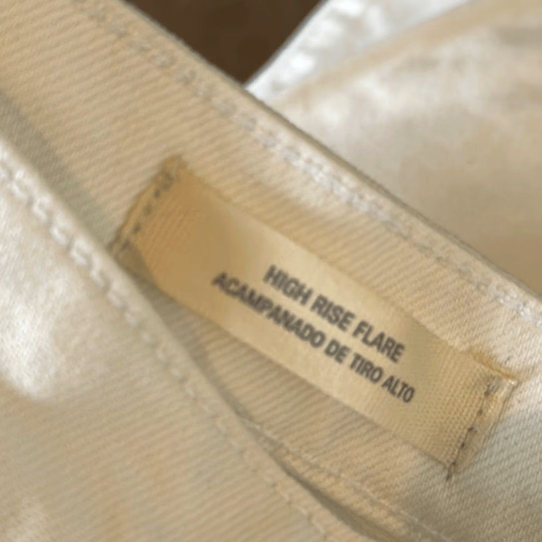 Vintage VINTAGE Universal Thread White High rise Flare Pants Women 16 White Flare Jeans 16 Womens Size 38" / US 16 / IT 52 - 7 Thumbnail