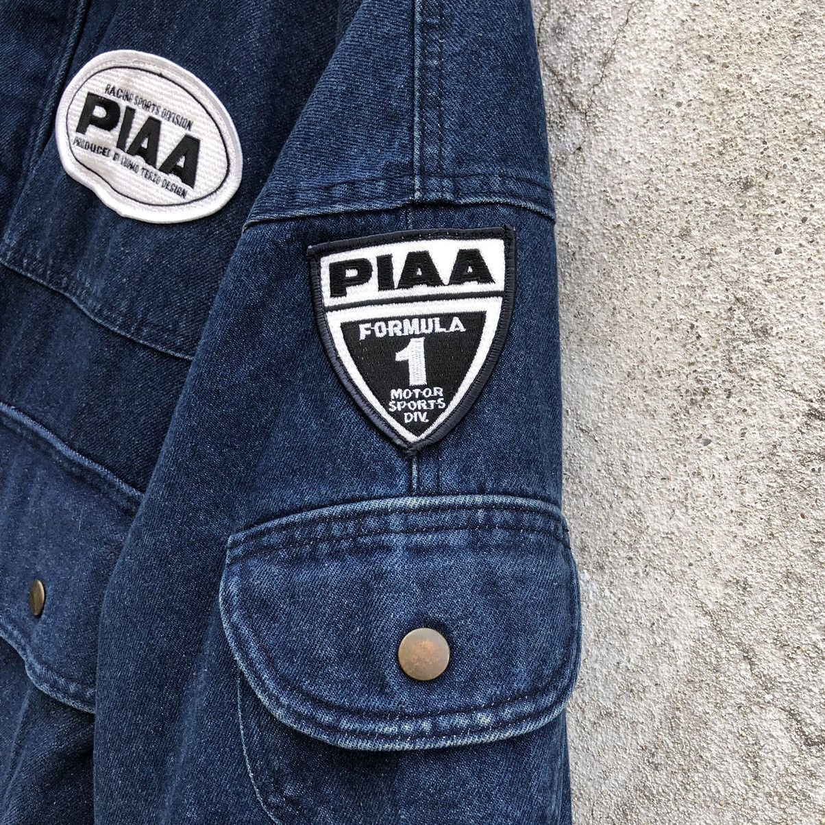 Sports Specialties Vintage PIAA RACING F-1 Denim Logo Jacket with Patch Size US XL / EU 56 / 4 - 10 Thumbnail