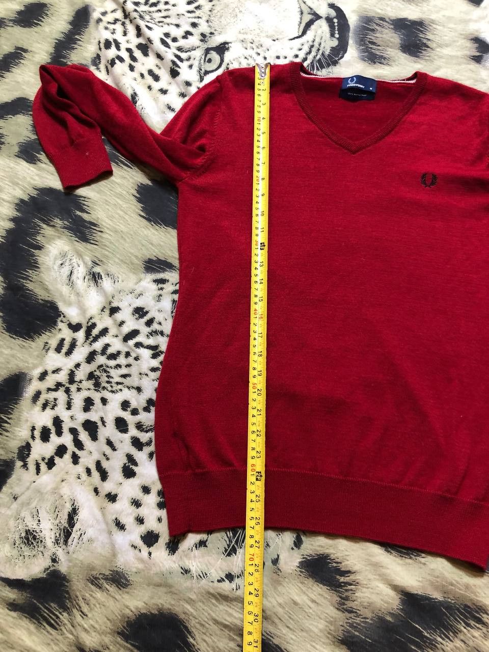 Fred Perry Y2K Long Sleeve red Fred Perry size M logo Vintage Size US M / EU 48-50 / 2 - 9 Thumbnail