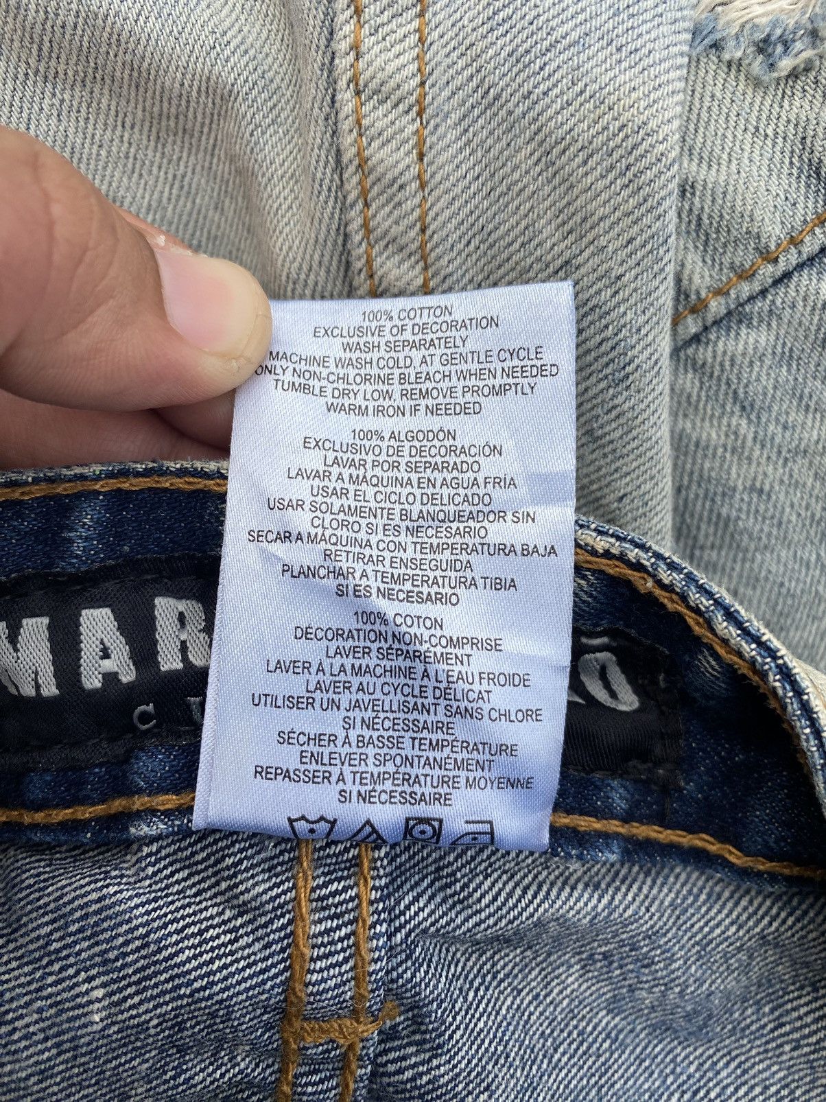 Marc Ecko Marc Ecko Distressed Jeans Denim. #D8 Size US 36 / EU 52 - 8 Thumbnail