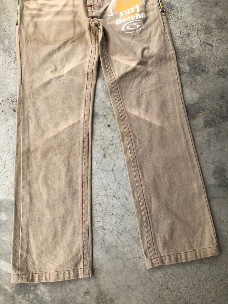 Gotcha × Vintage Vintage Gotcha Duck Canvas Surf Style Rasta Jeans Size US 30 / EU 46 - 4 Thumbnail