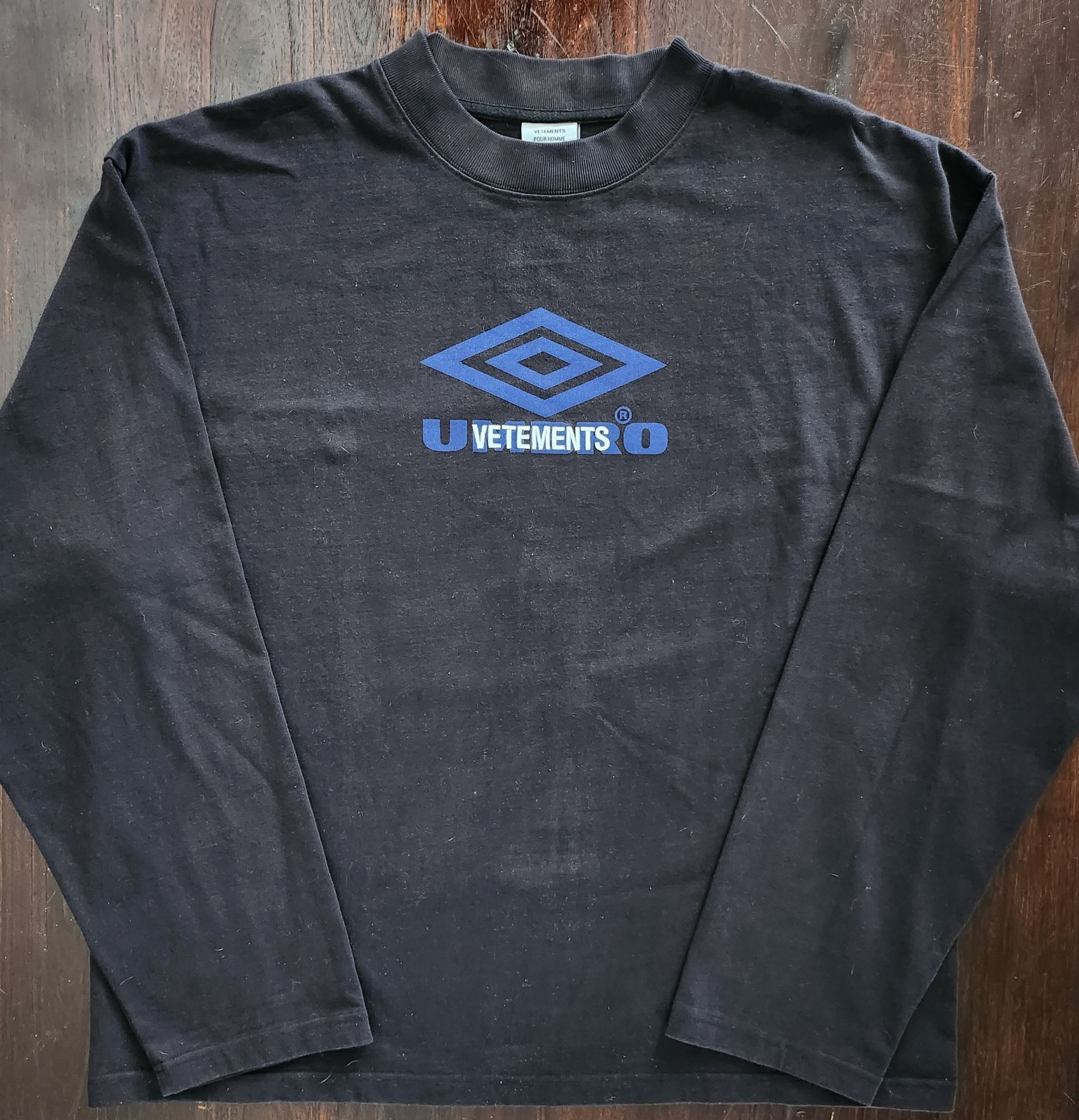 Umbro Vetements VETEMENTS x umbro heavyweight long sleeve Grailed