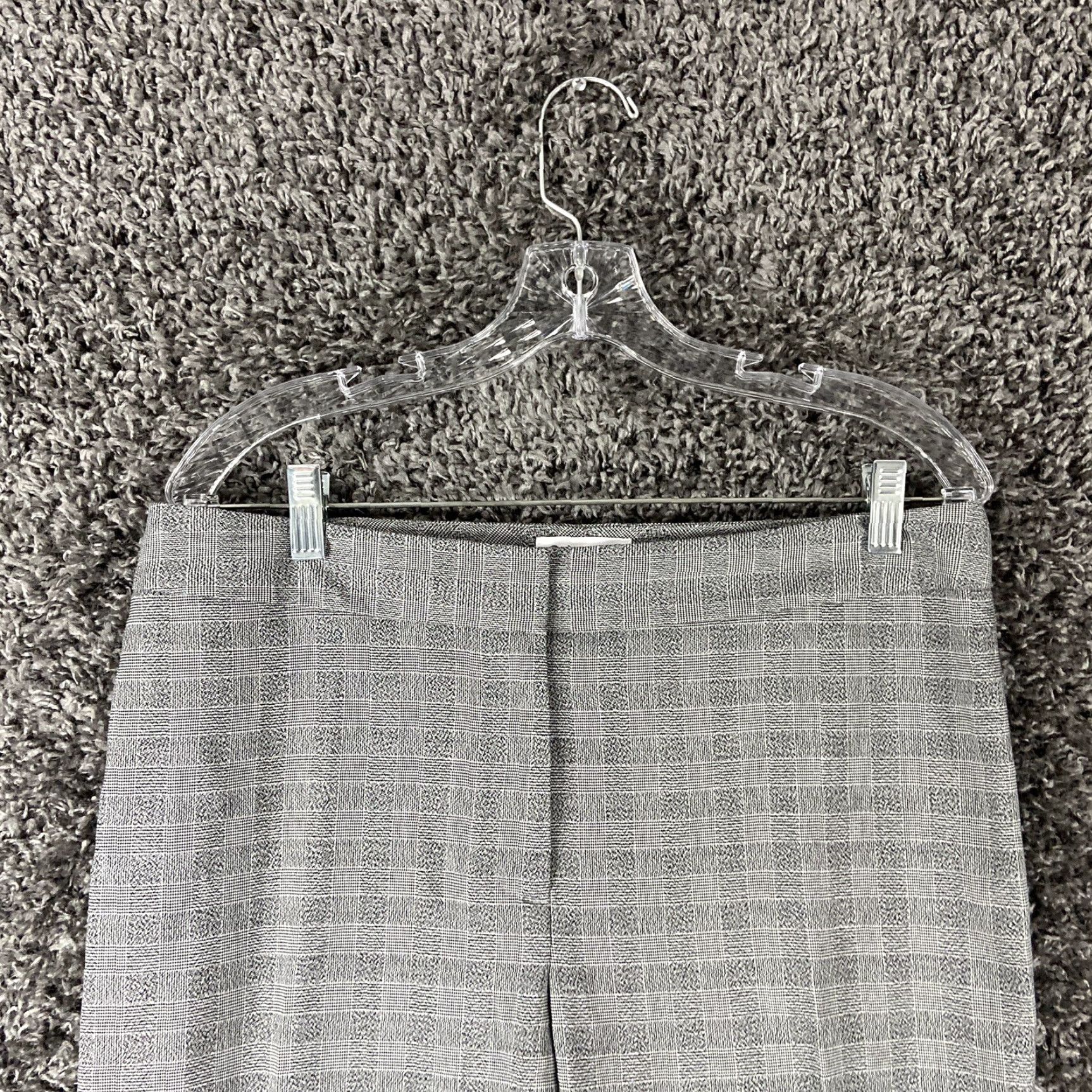 Calvin Klein Calvin Klein Women's Pants Slim Fit Plaid Black Gray Ankle 34x29 Size 24" / US 00 / IT 34 - 5 Thumbnail