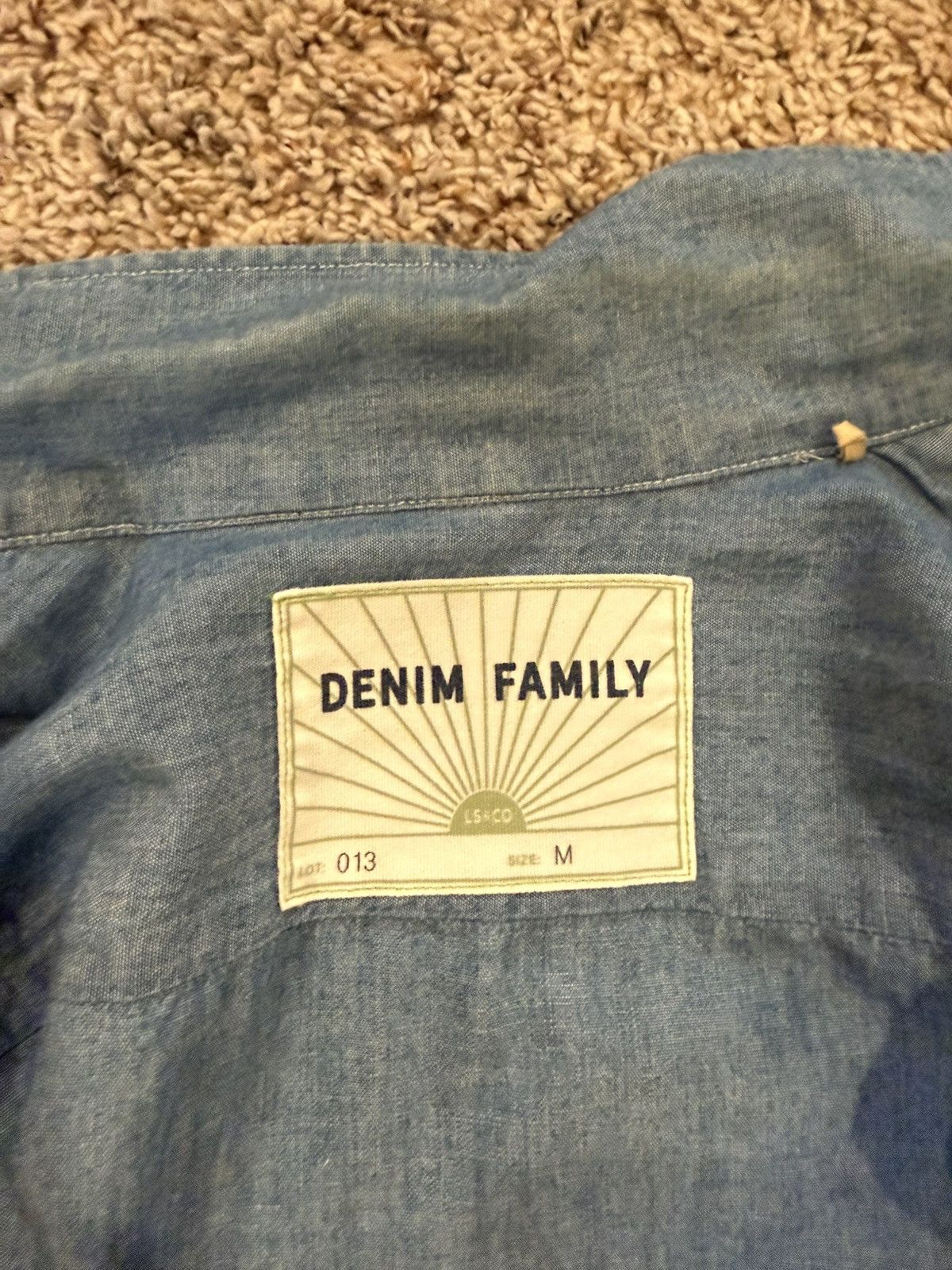 Levi's Made & Crafted Denim button up shirt indigo Size US M / EU 48-50 / 2 - 2 Thumbnail