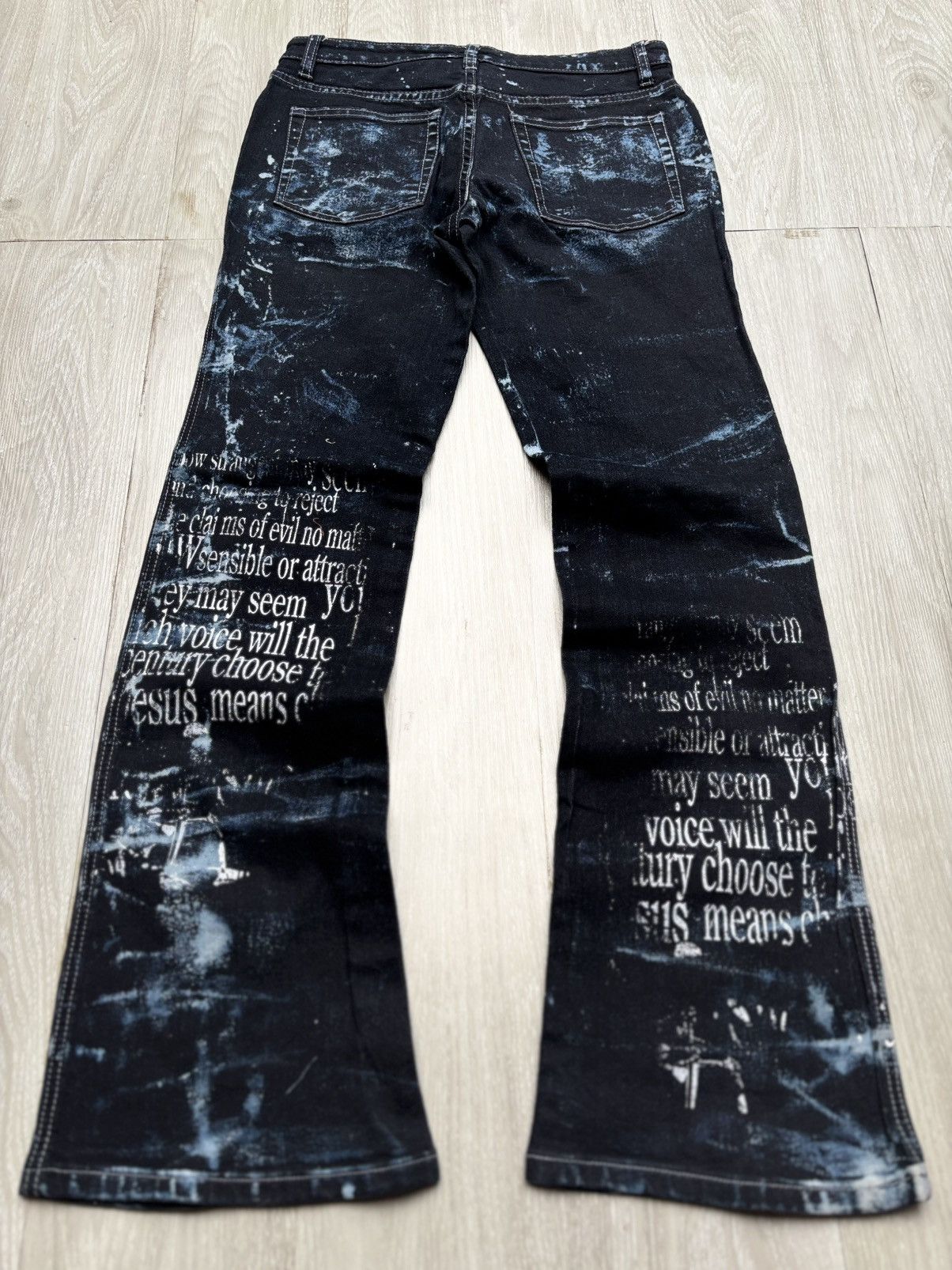 Japanese Brand H. Anarchy flare jeans Size US 26 / EU 42 - 5 Thumbnail
