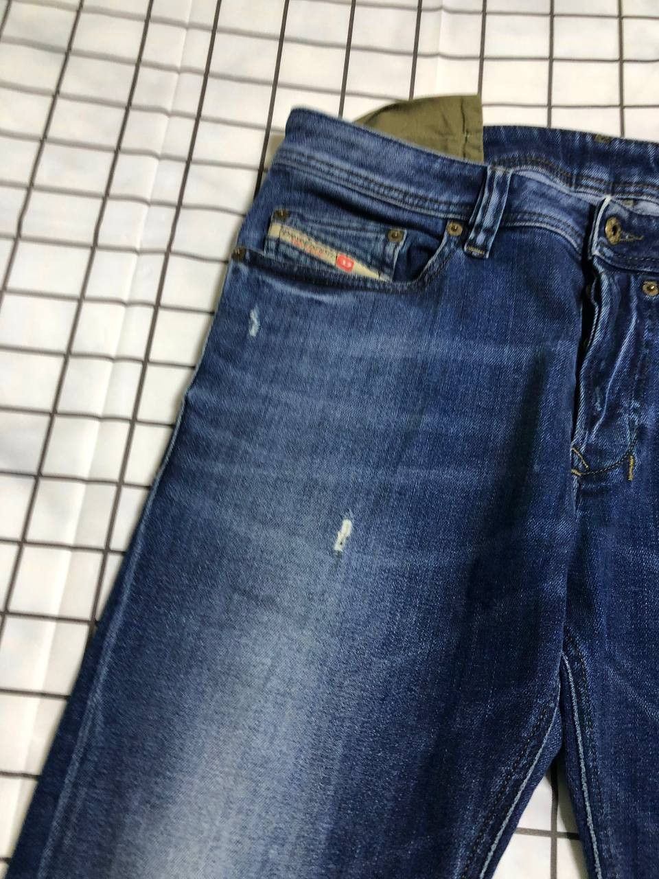 Diesel Diesel Industry Safado Slim Straight Acid Wash Denim Jeans Size US 32 / EU 48 - 5 Thumbnail